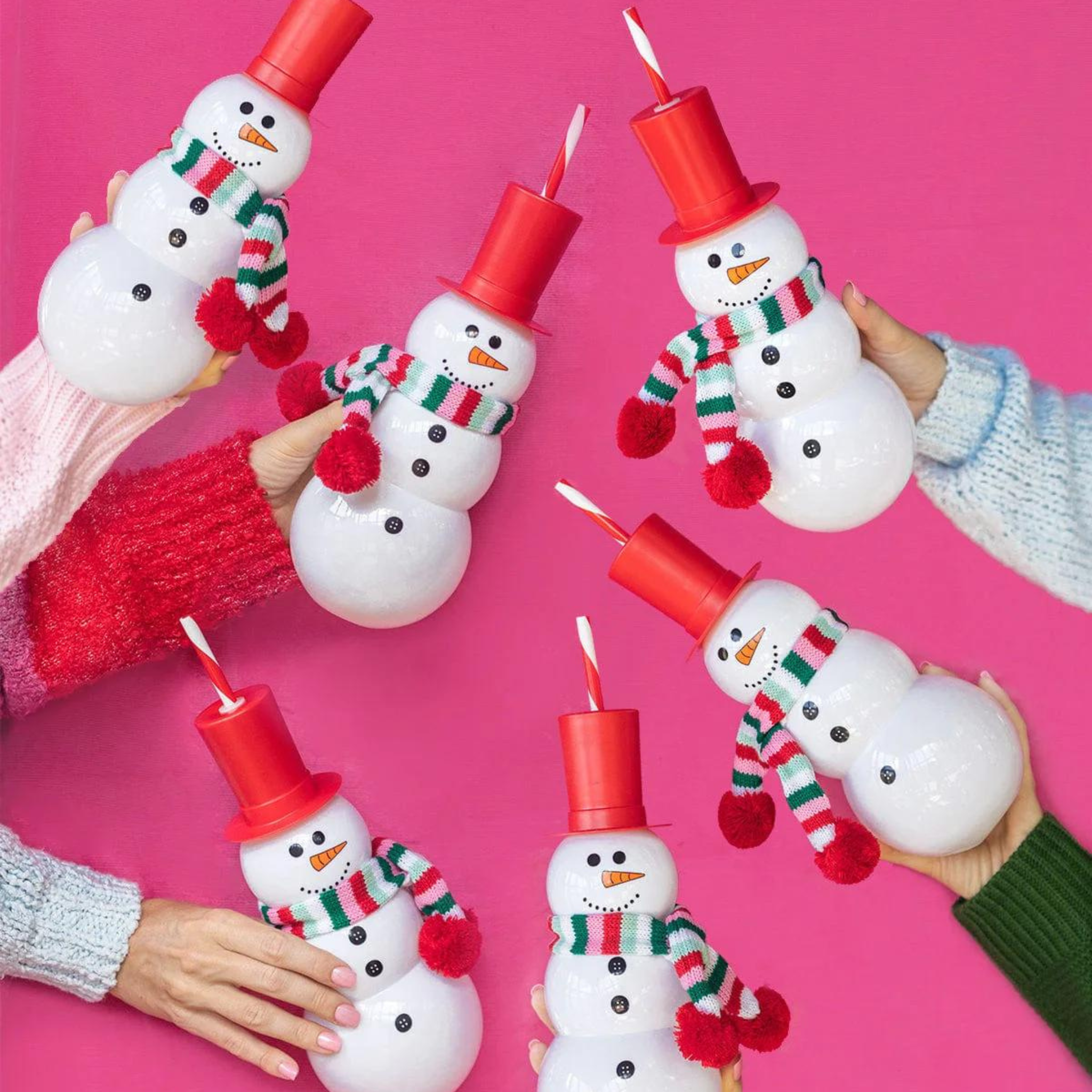 Red Snowman Sipper