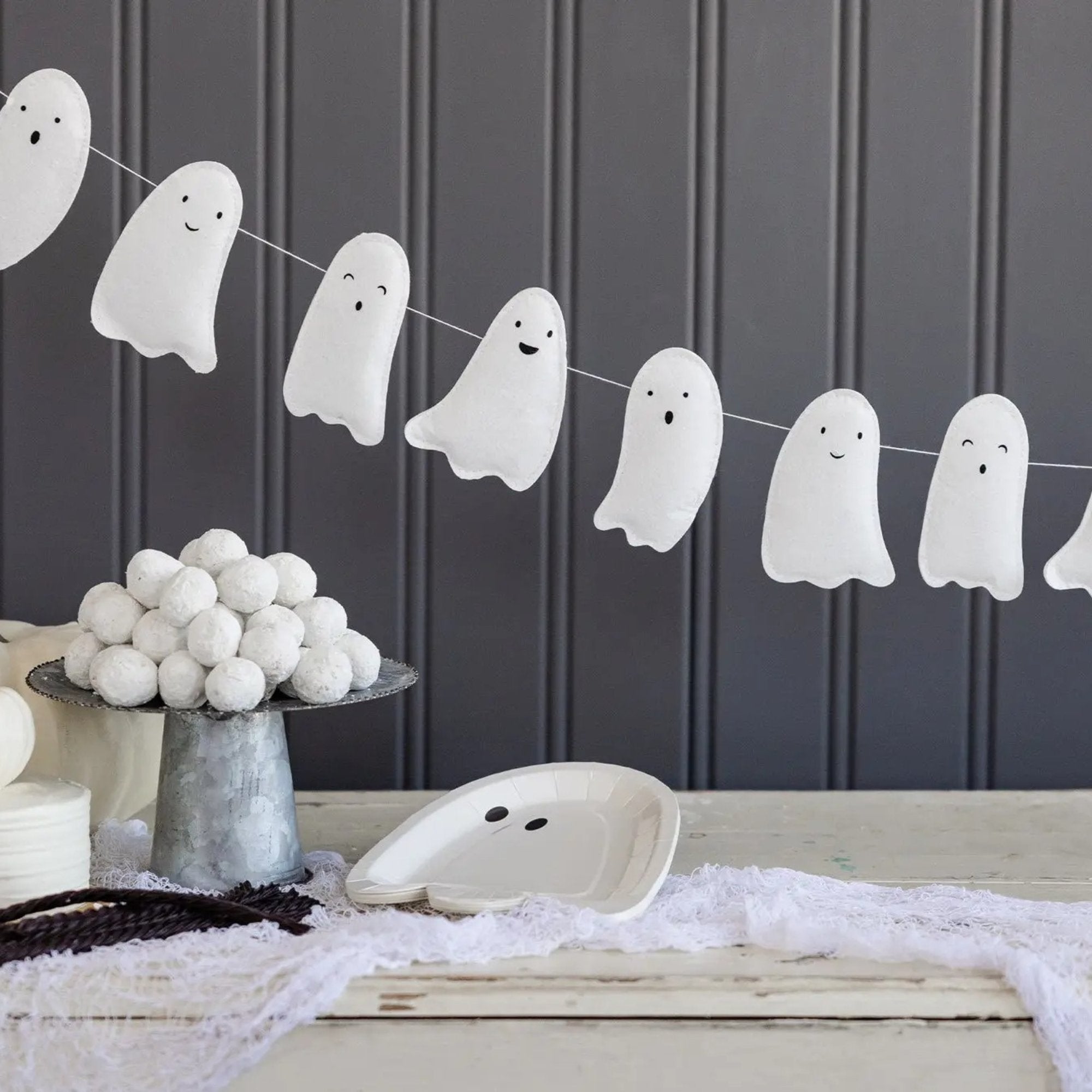 Ghost Puffy Felt Banner