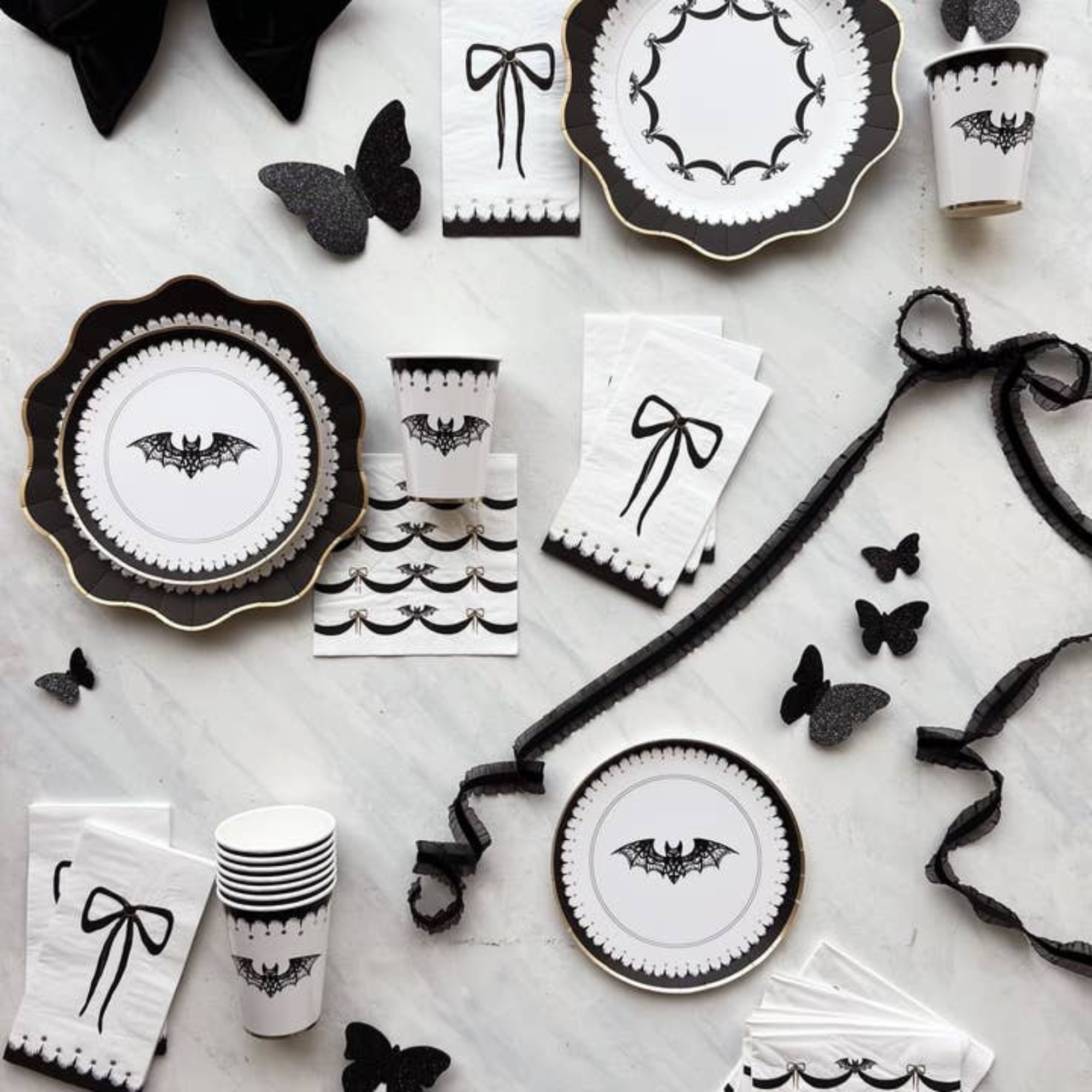 Elegant Bat Large Napkins