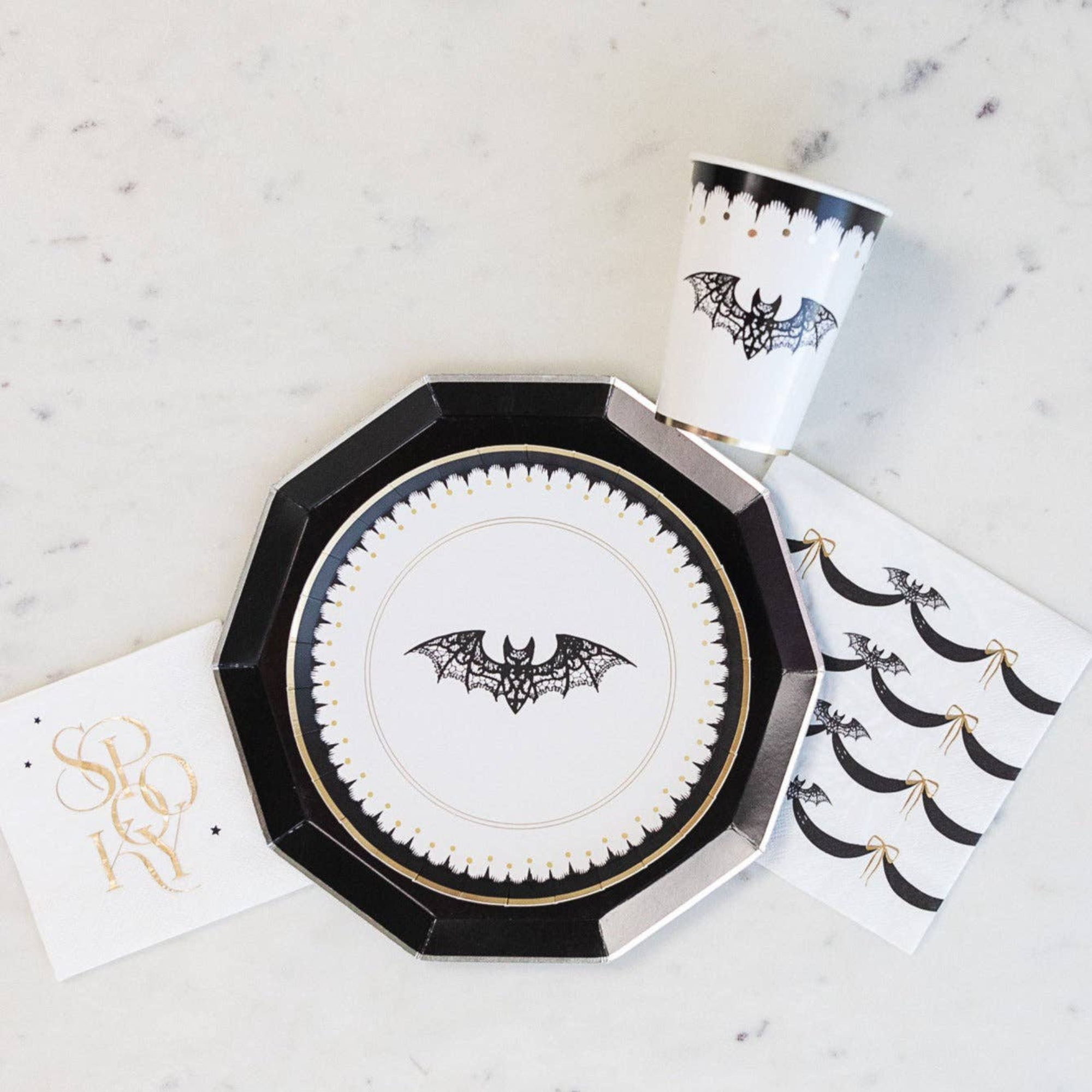 Elegant Bat Large Napkins