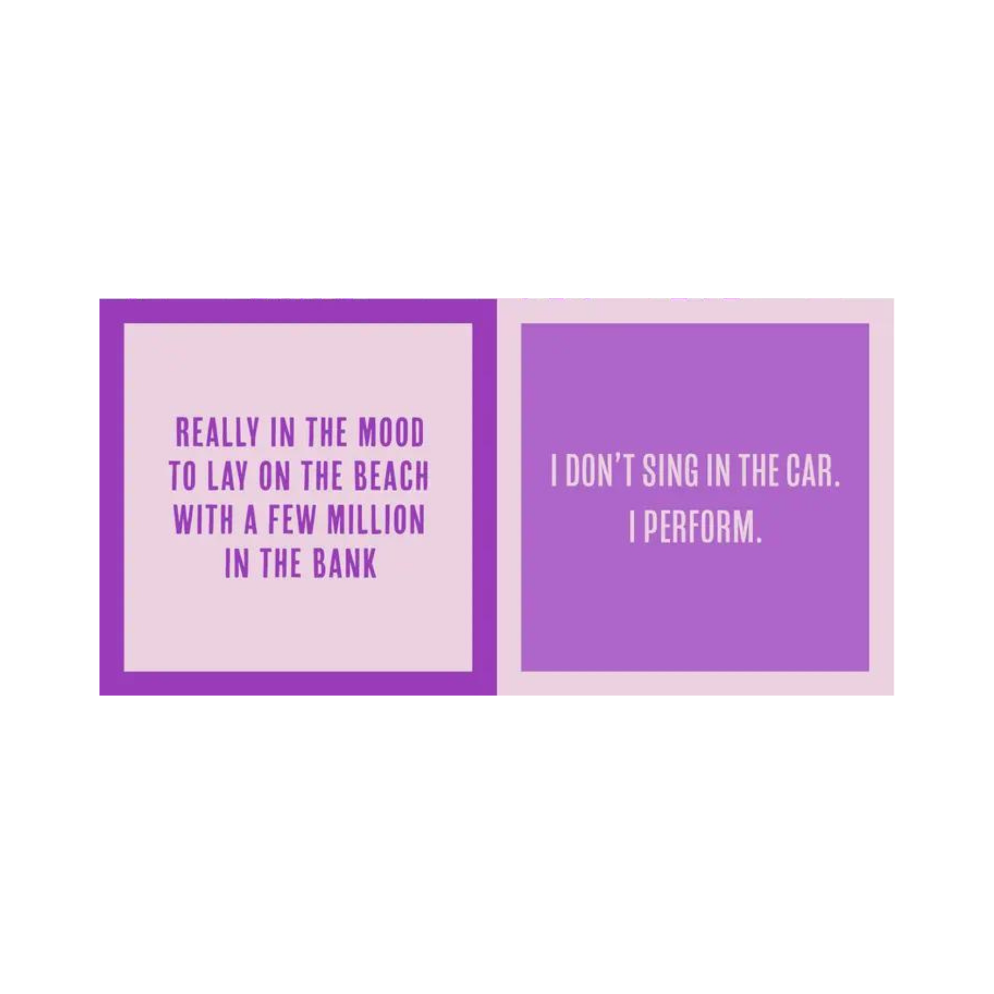 Double-sided Small Napkin: Lay On Beach/I Perform