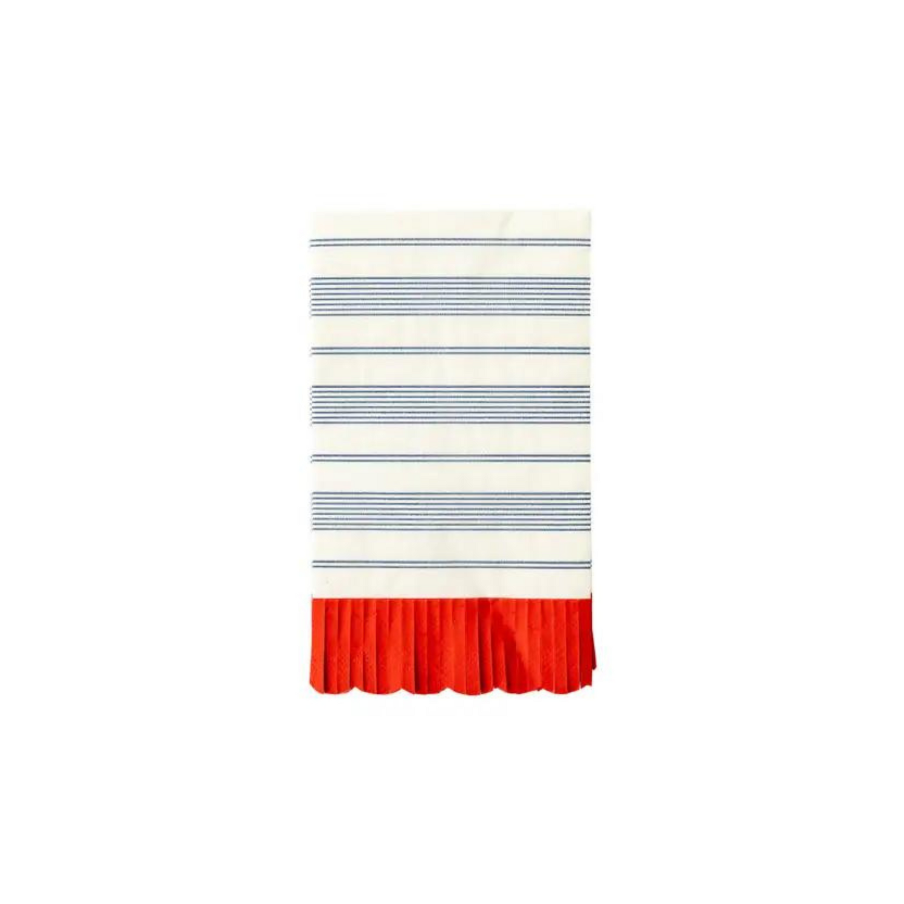 Striped Scallop Dinner Napkin