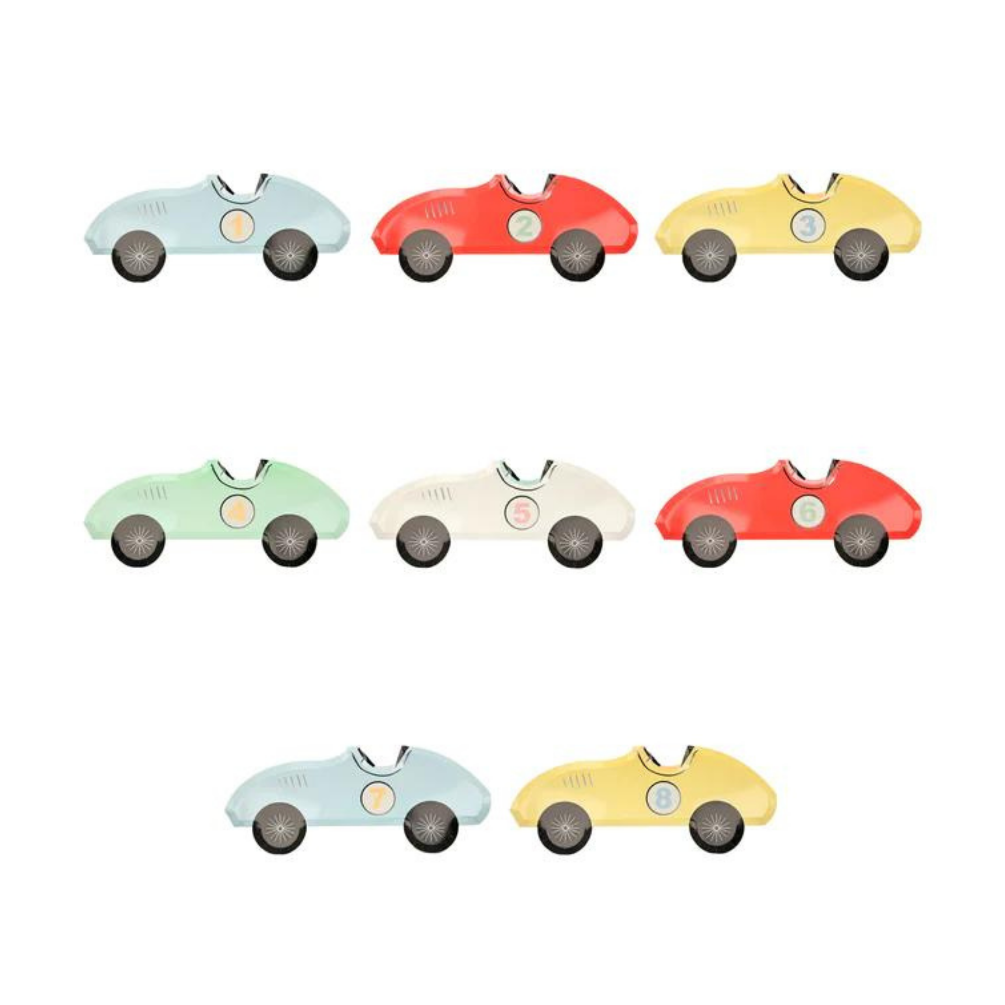 Race Car Plates
