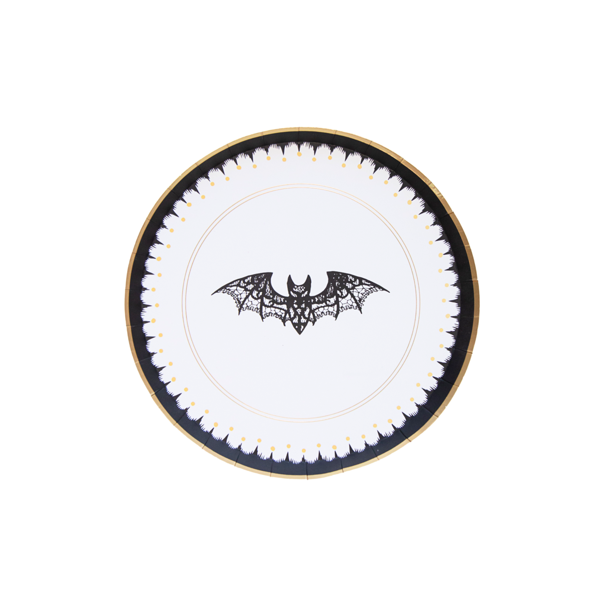 Elegant Bat Small Paper Plates