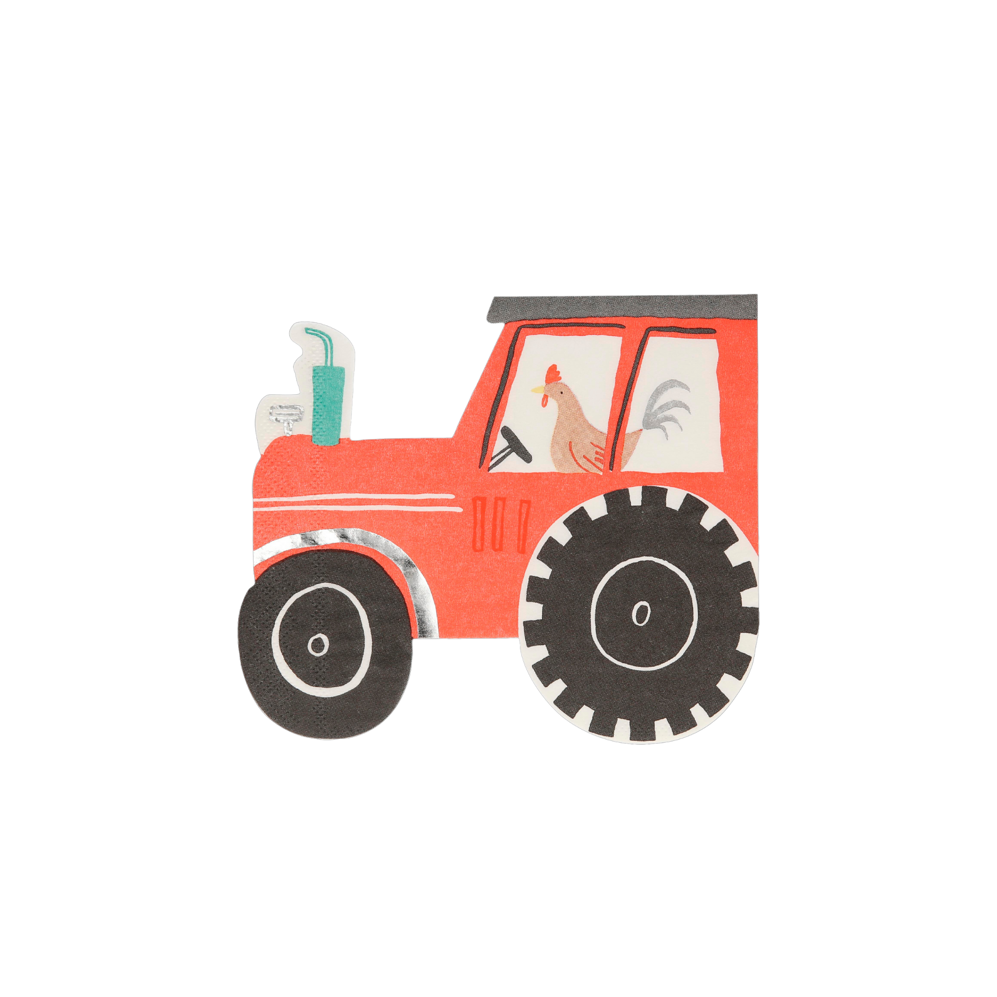 On The Farm Tractor Napkins