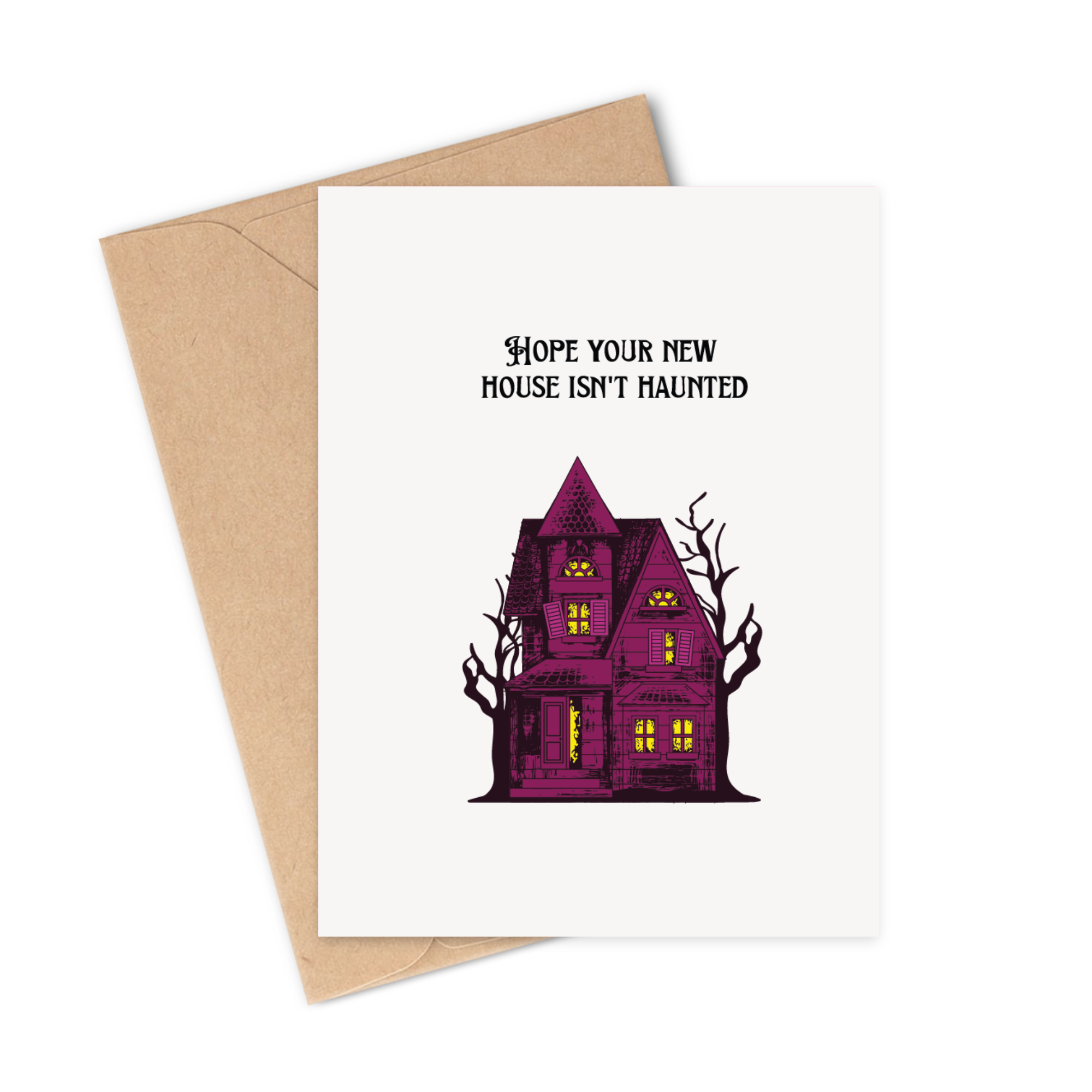 Haunted House Card