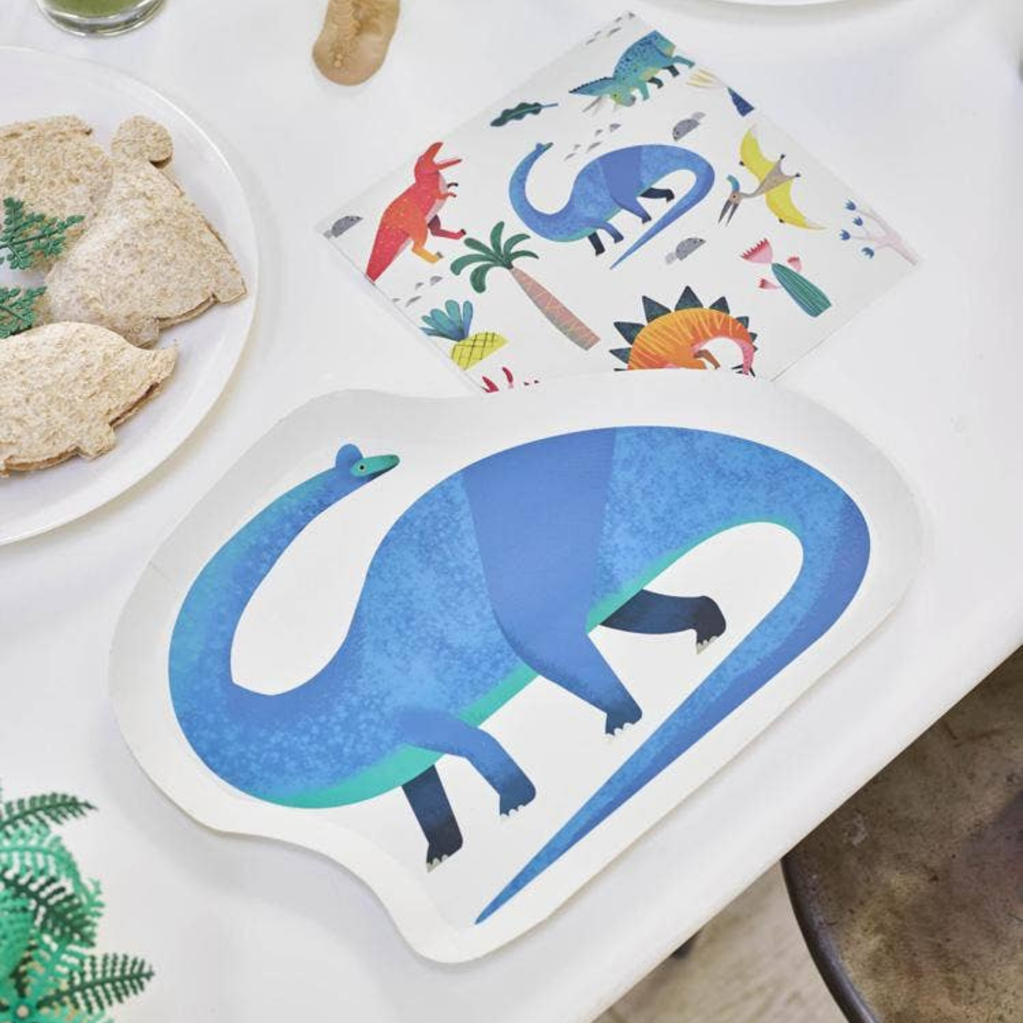 Dinosaur Shaped Plates