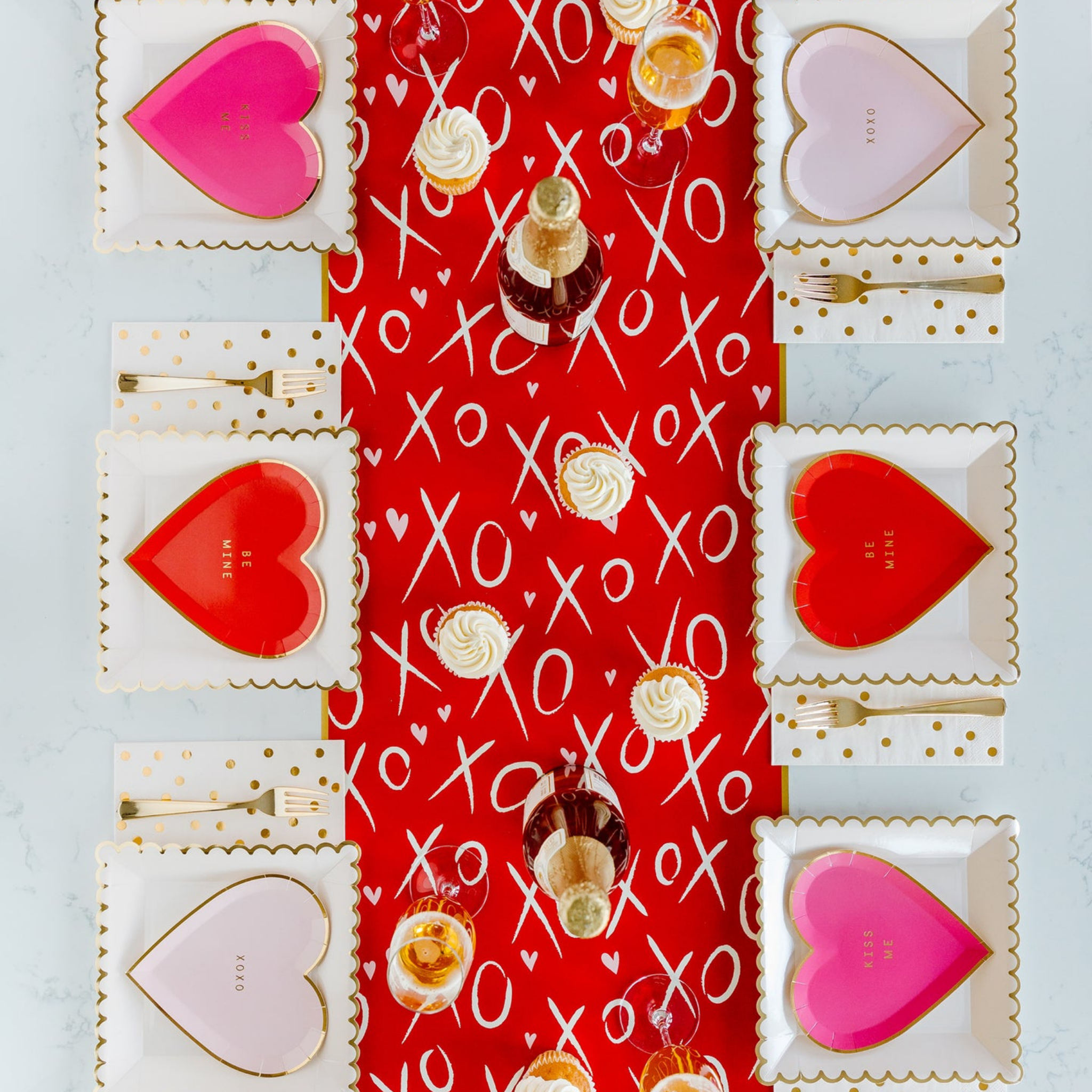 Be Mine Heart Shaped Plates