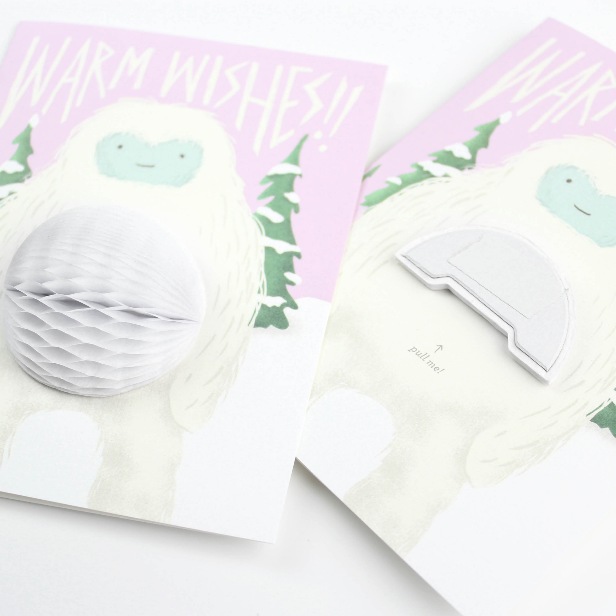 Yeti Pop-up Card