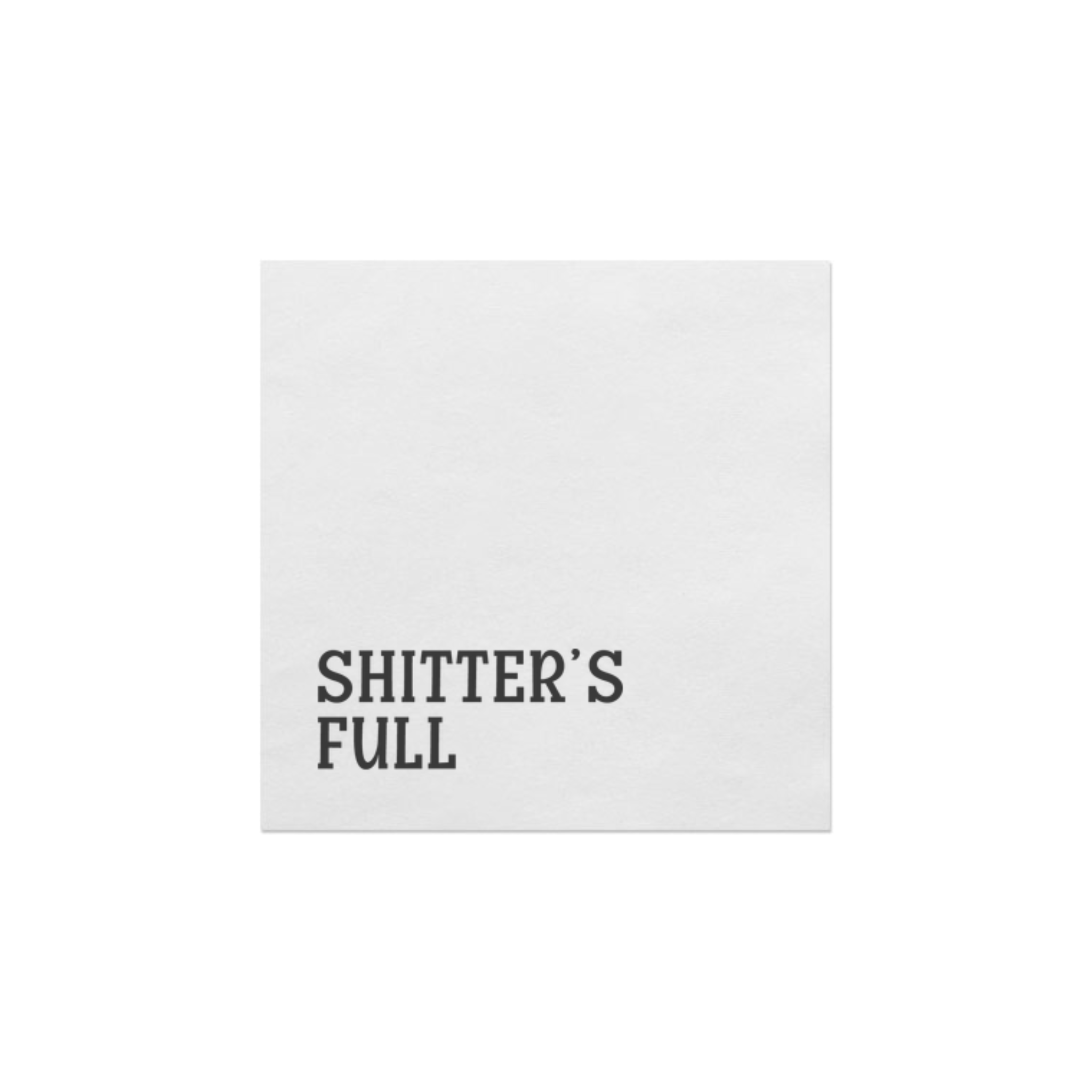 Christmas Vaca Sayings Small Napkin