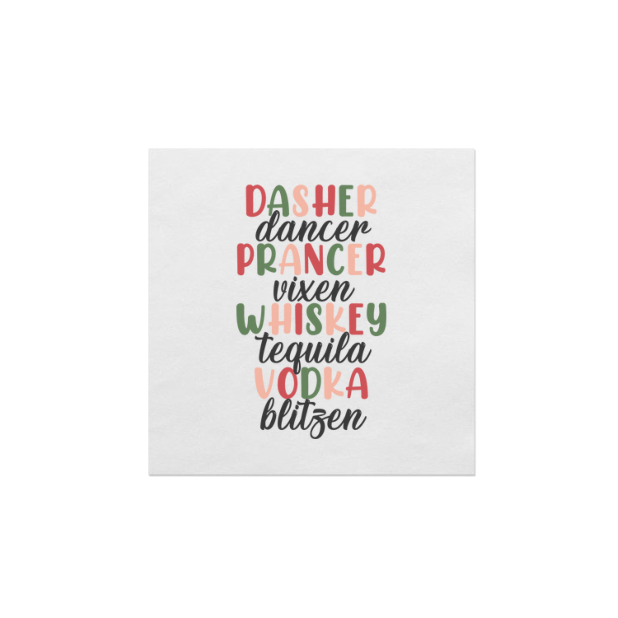 Blitzen Small Napkin