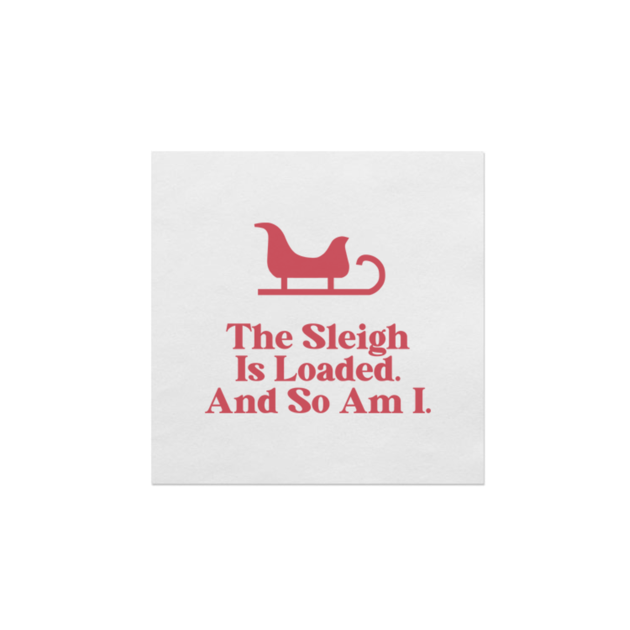 Loaded Sleigh Small Napkin