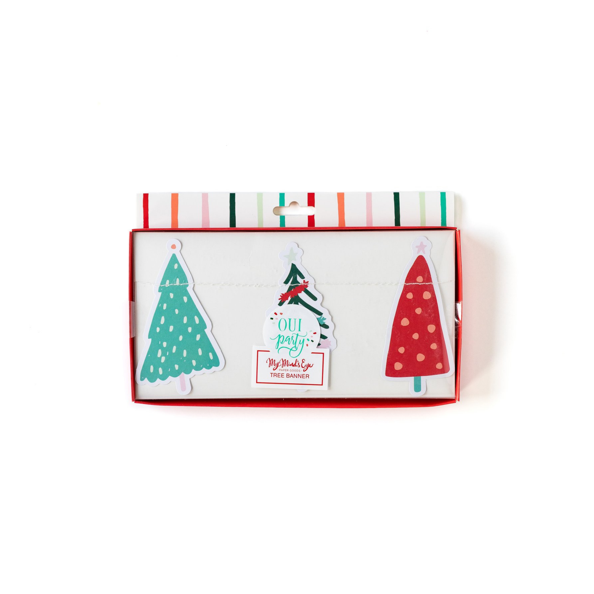 Whimsical Christmas Tree Banner