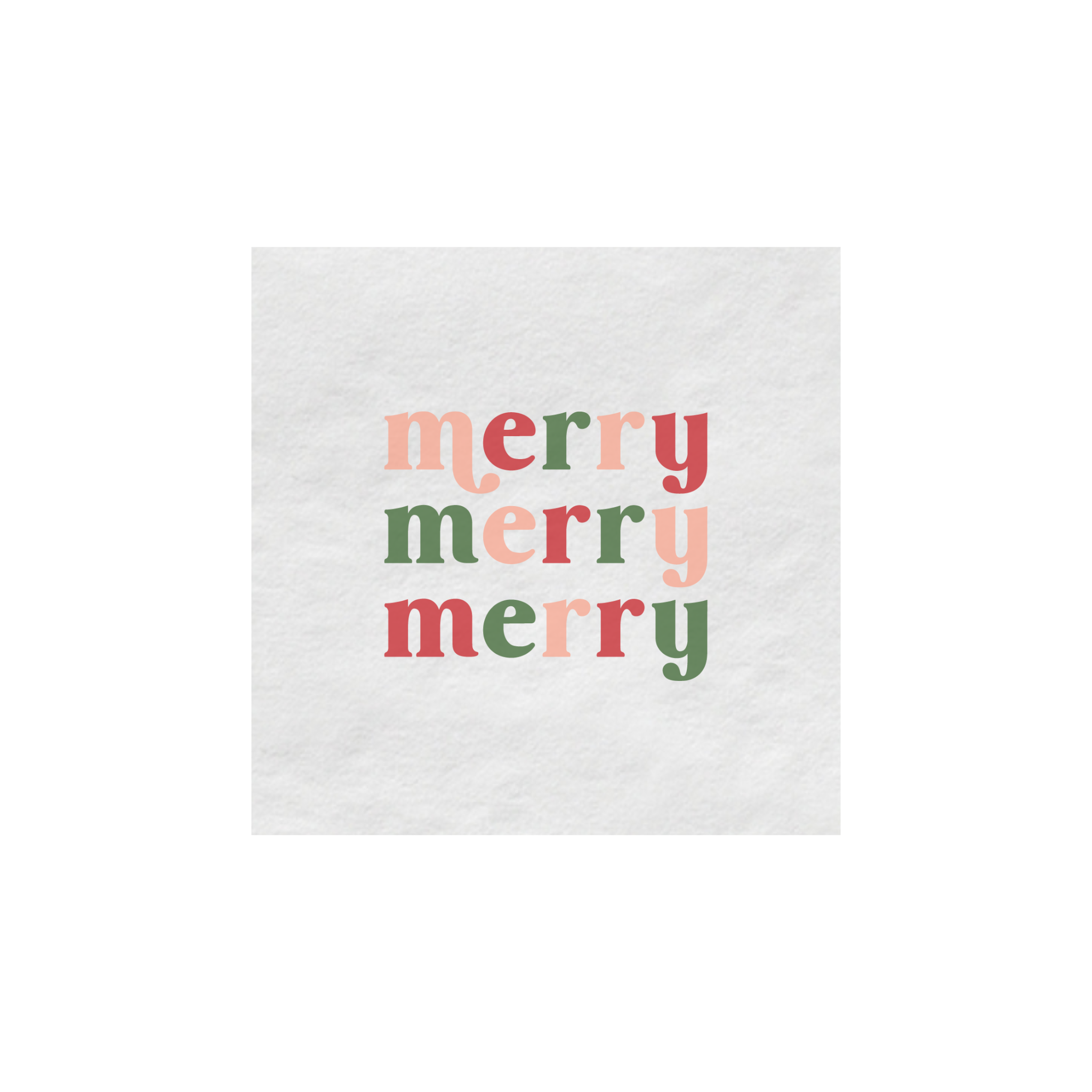 Merry Merry Small Napkin