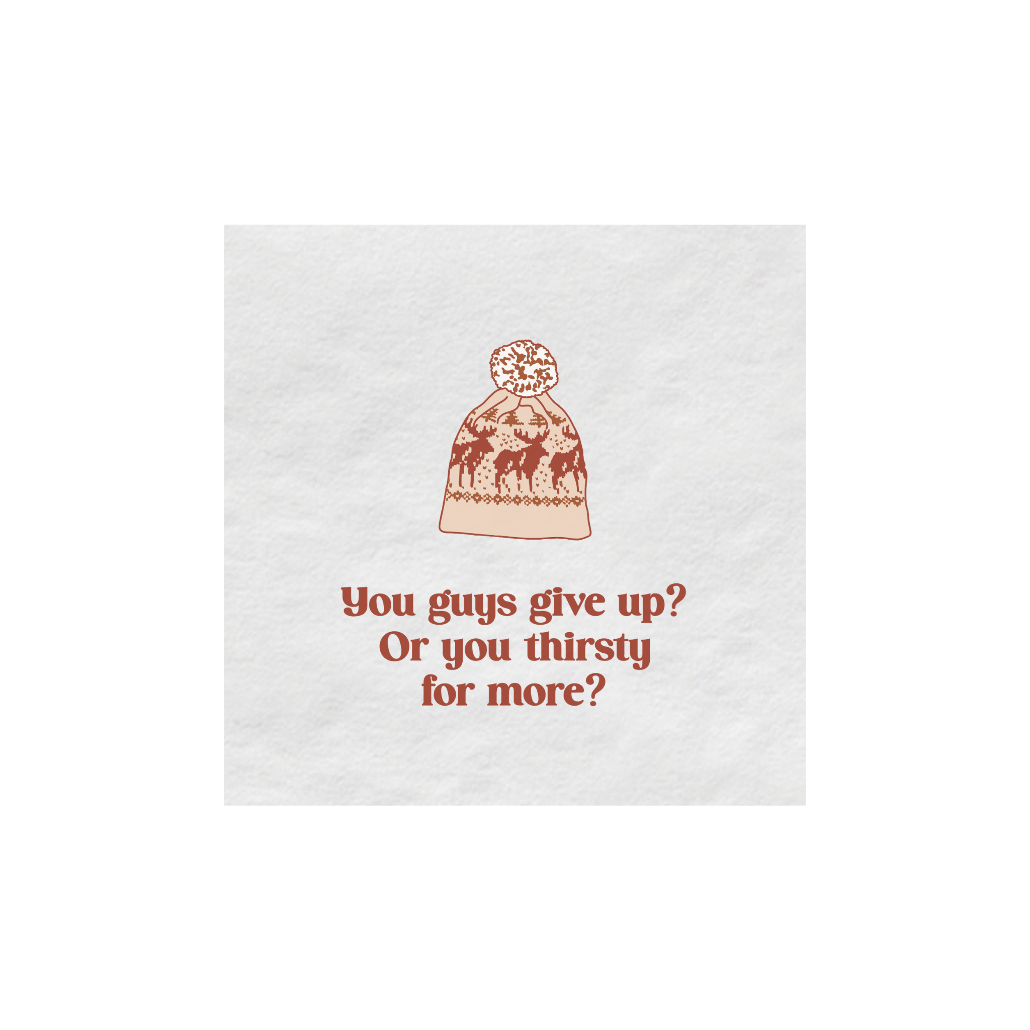 Home Alone Saying Small Napkin
