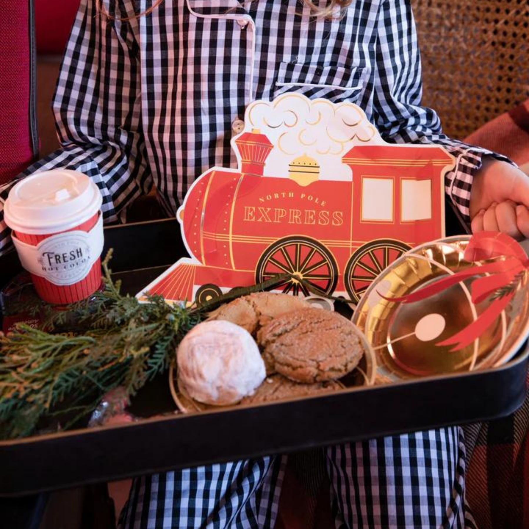 North Pole Express Train Plate