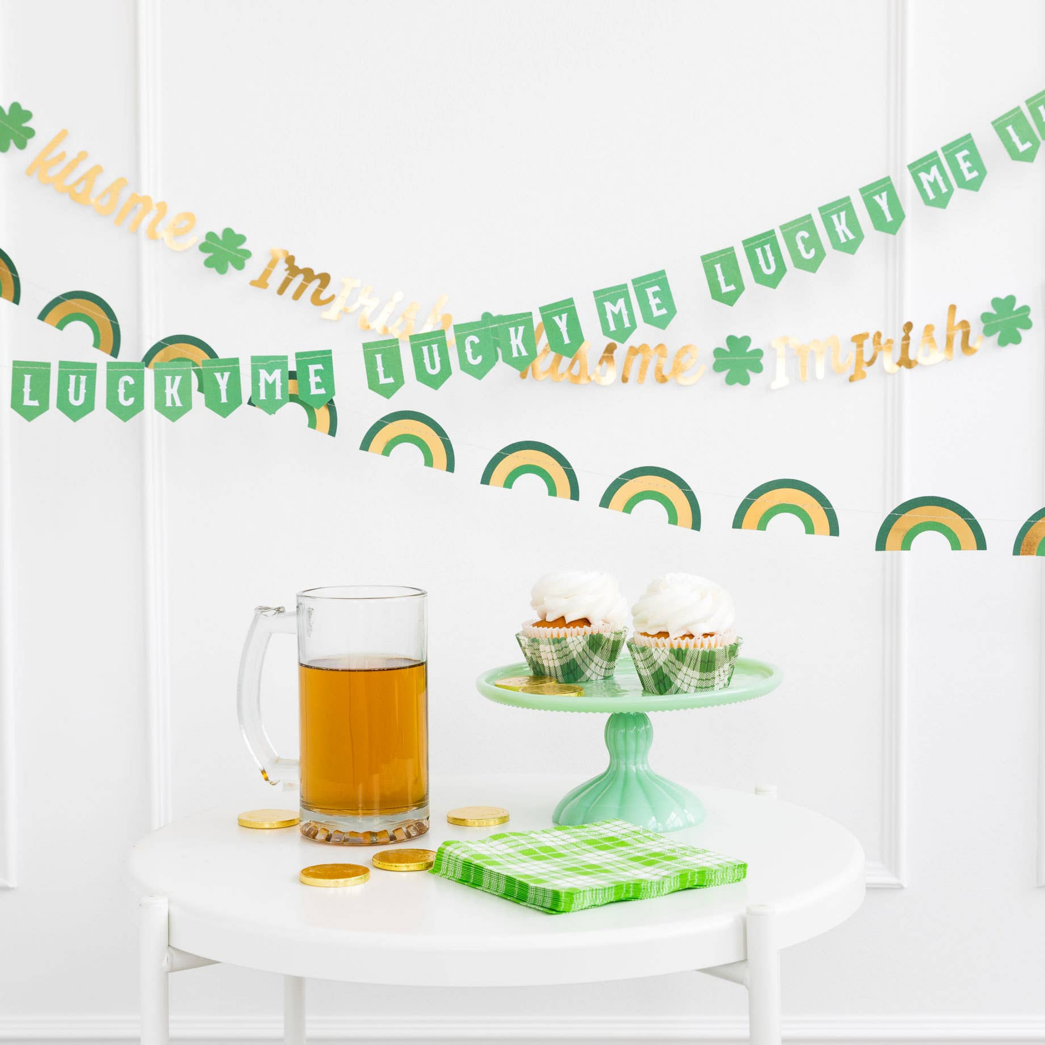 St. Patrick's Day Mini Banner Set