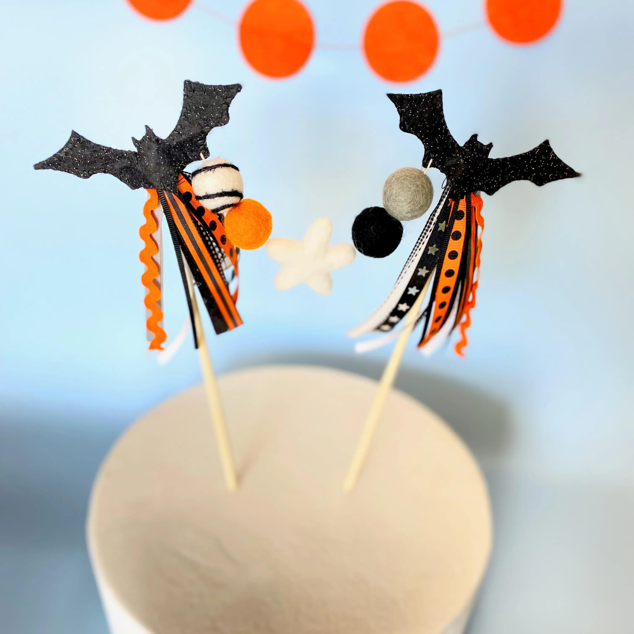 Bat Felt Cake Topper