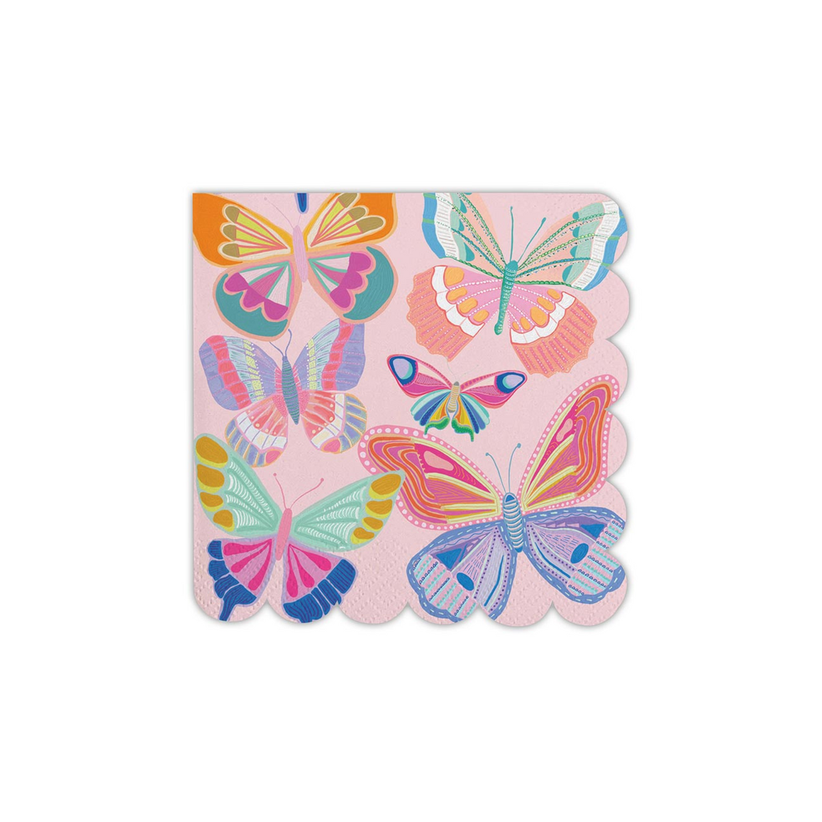 Butterfly Pastel Small Napkin