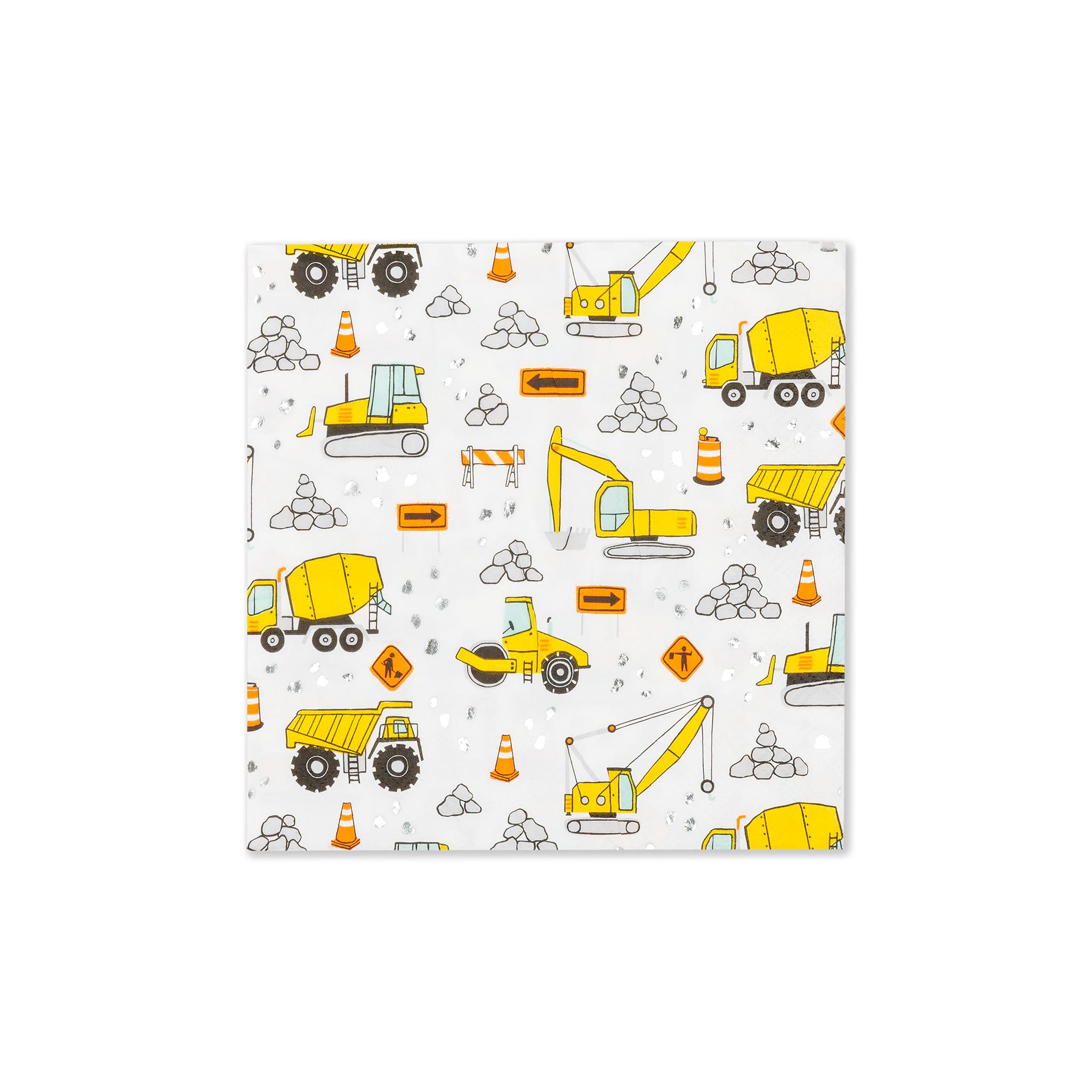 Under Construction Large Napkins