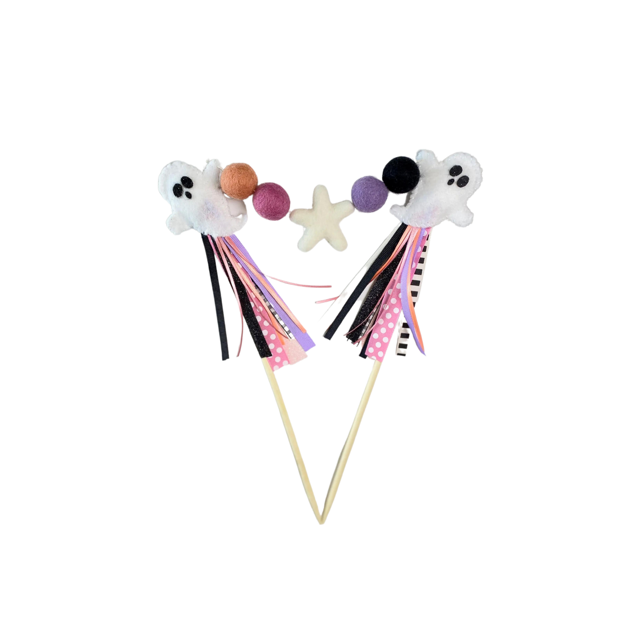 Ghost Felt Cake Topper