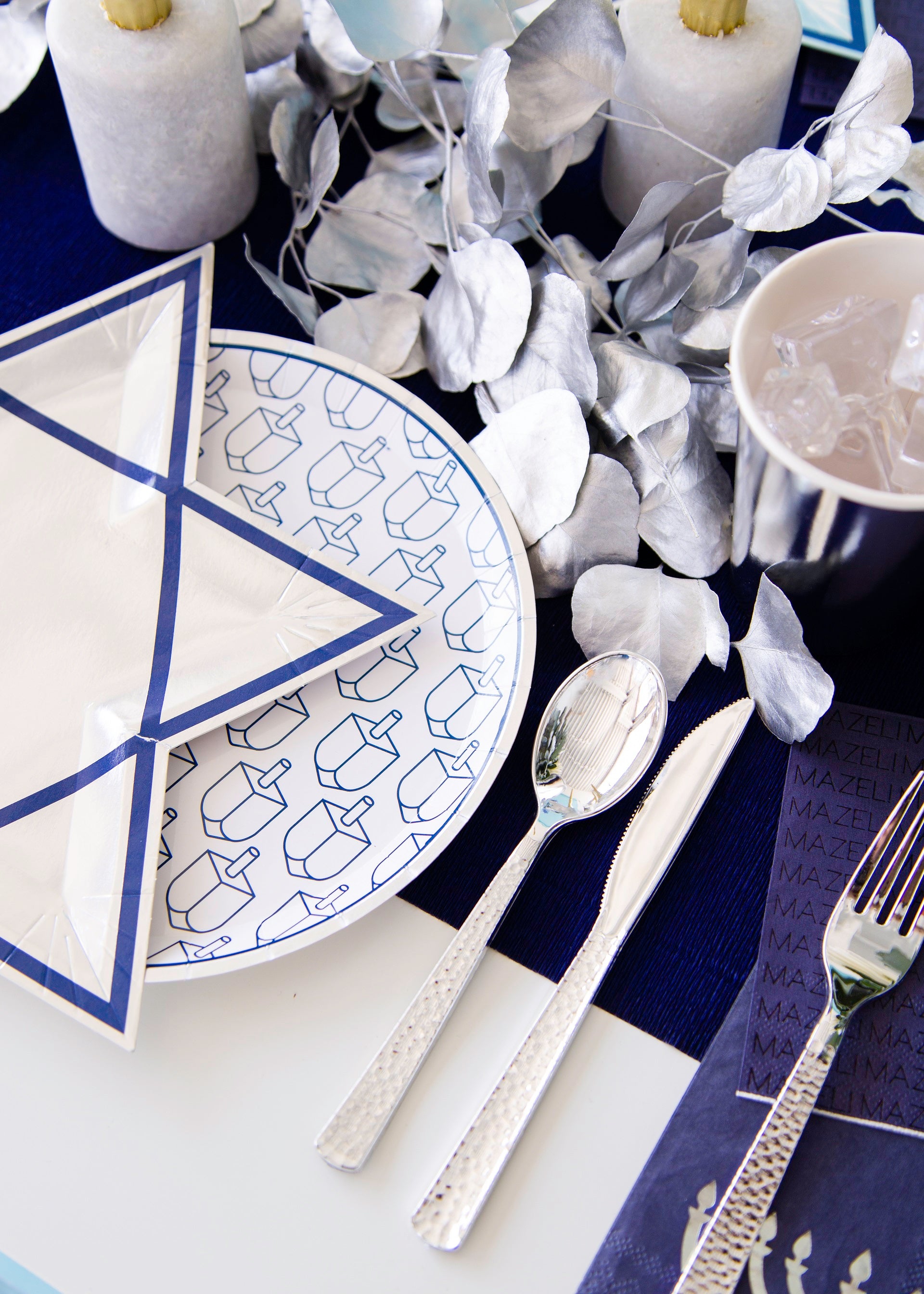 Dreidel Dinner Plates