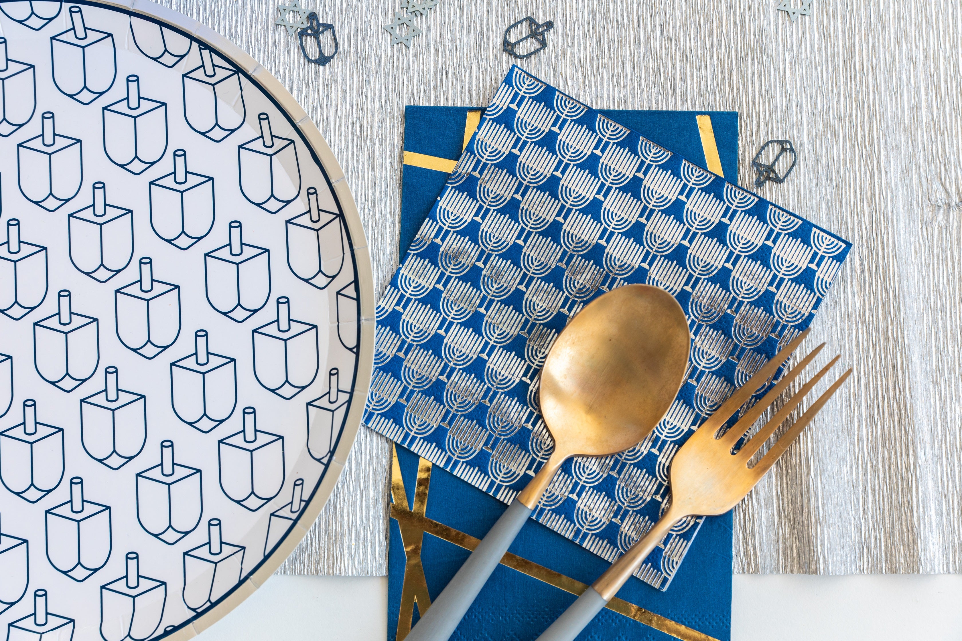Dreidel Dinner Plates