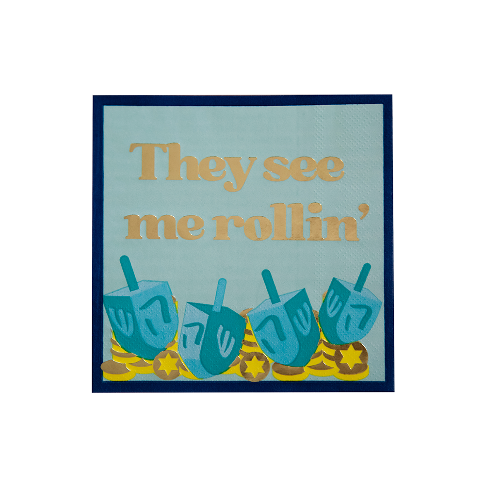 'They See Me Rollin' Small Napkins
