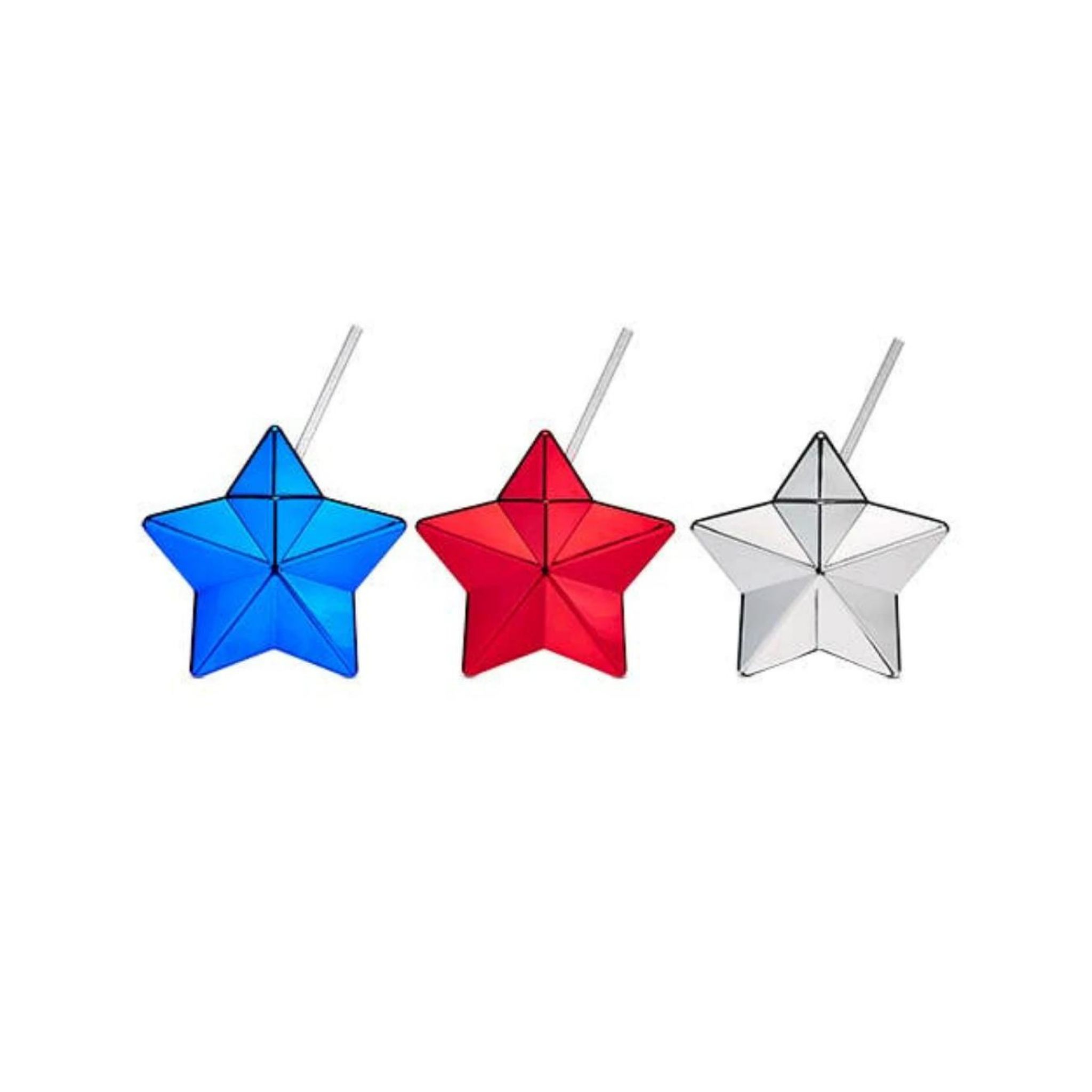 Blue Metallic Star Drink Tumbler