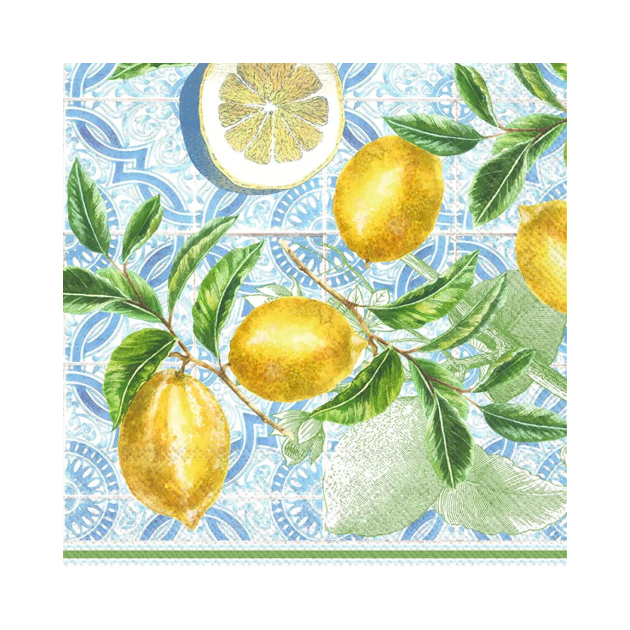 Citrus Limon Small Napkin