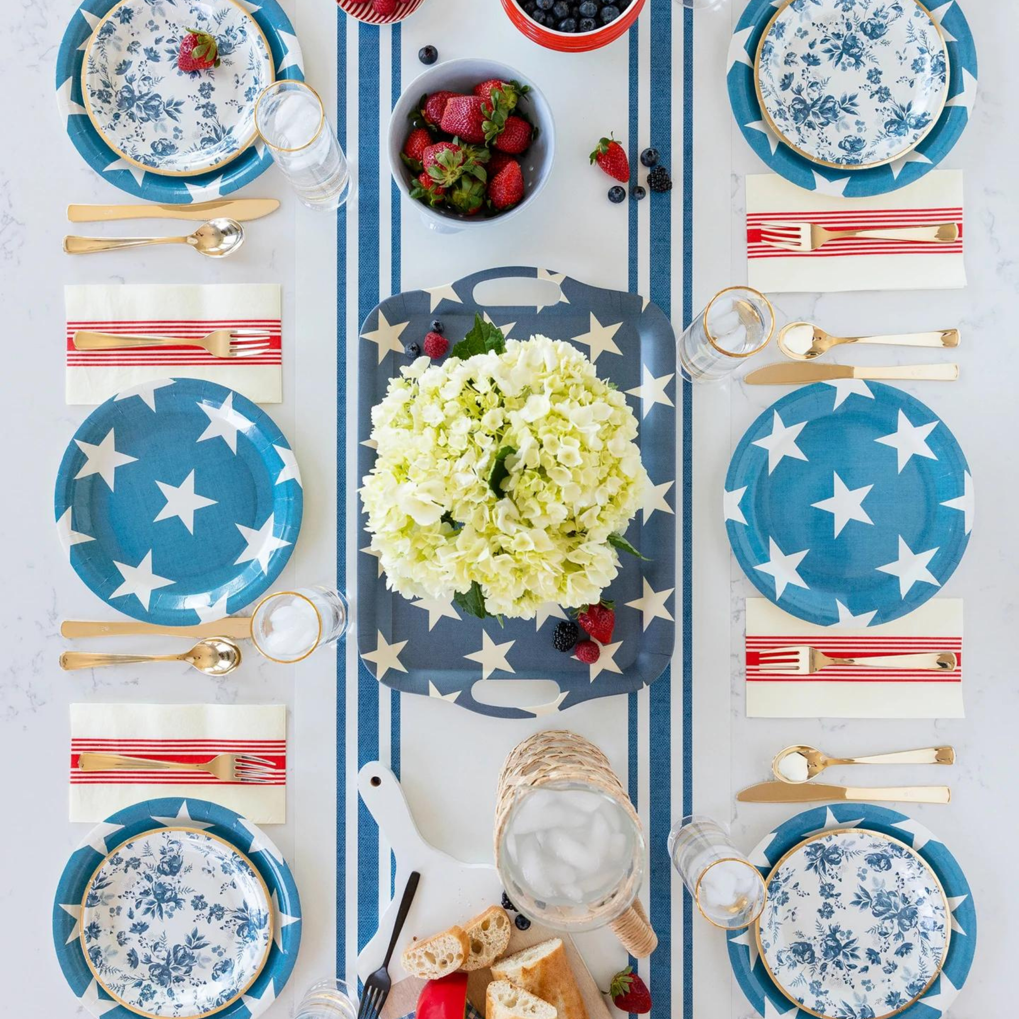 Hamptons Paper Table Runner