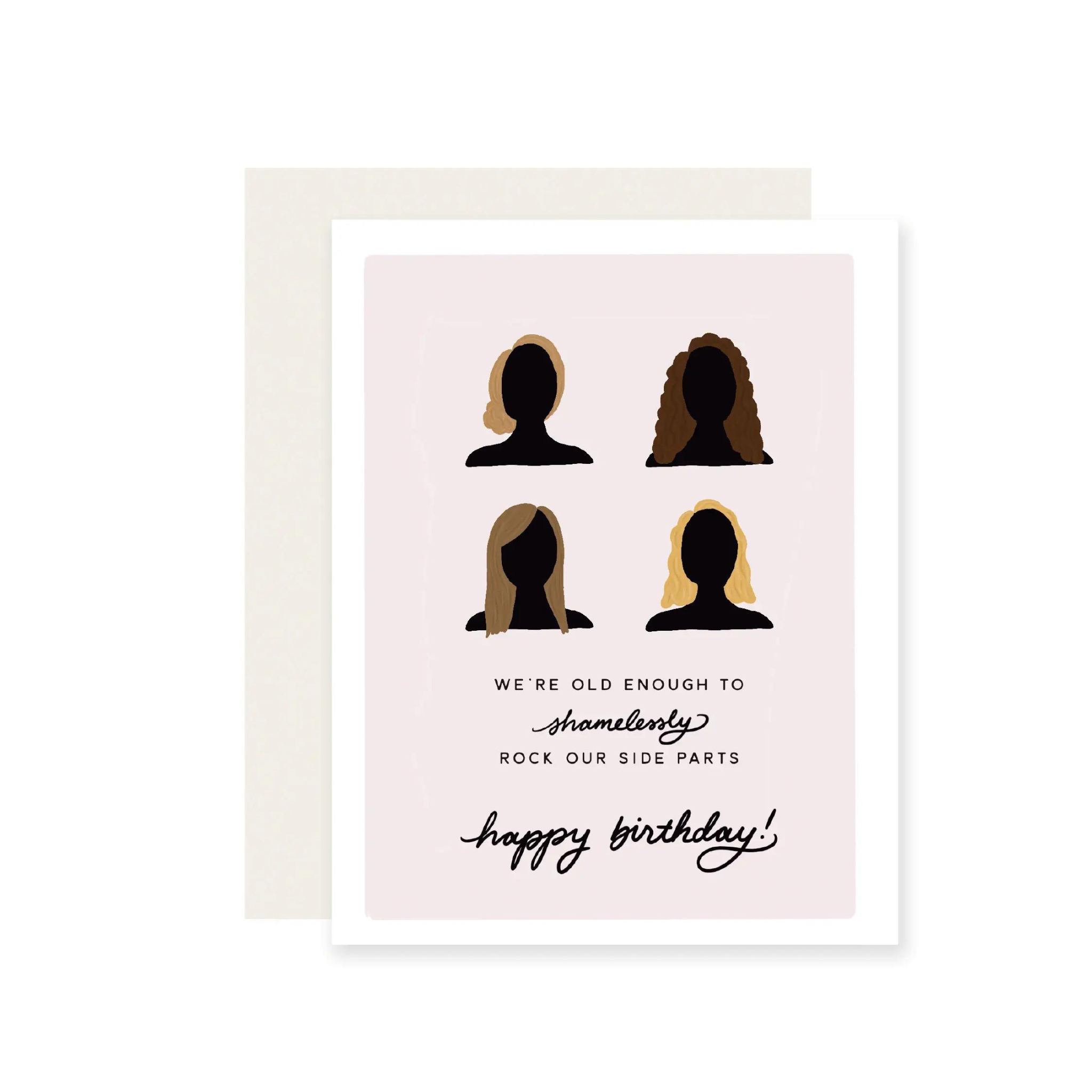 Side Part Birthday Card