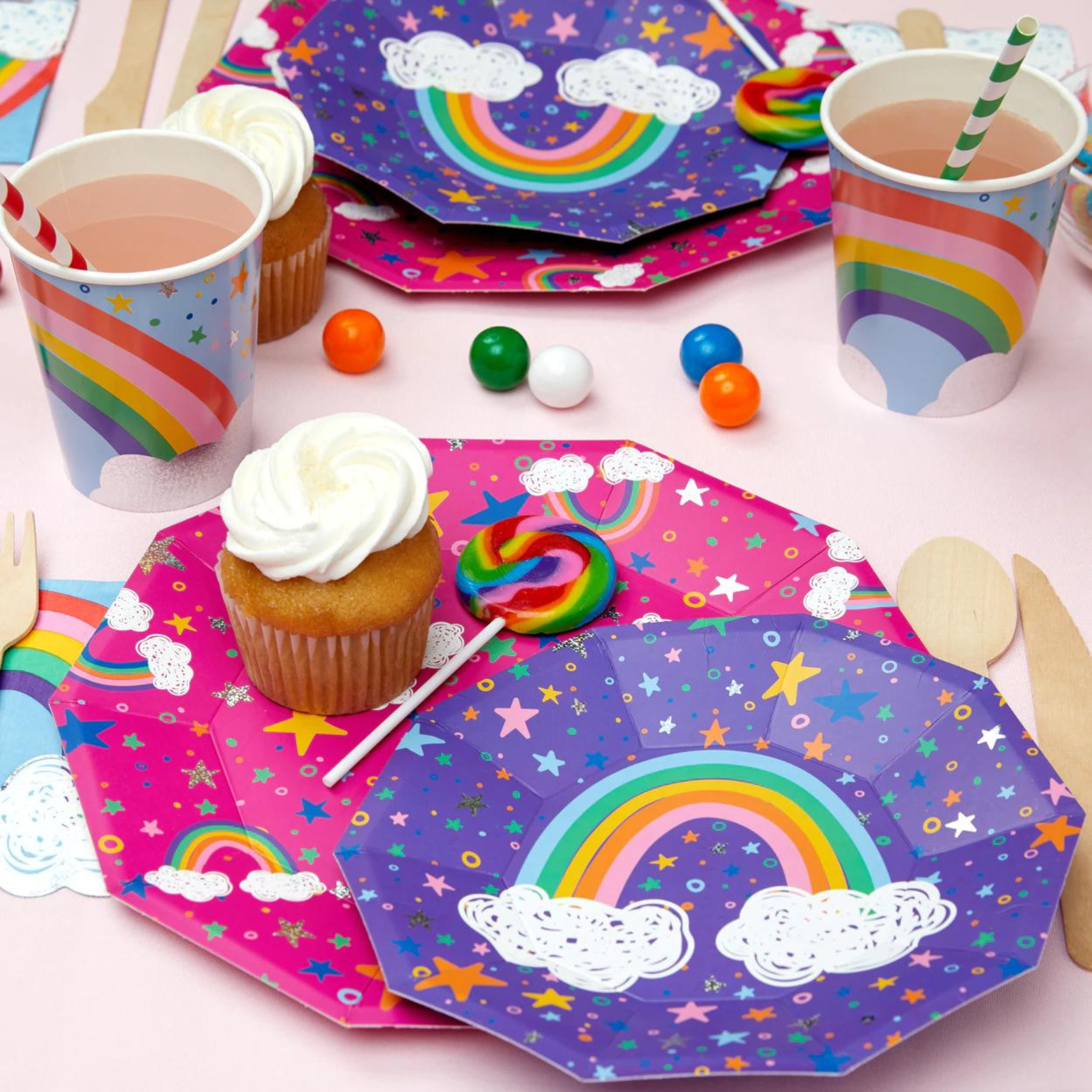 Sparkella Rainbow Cups