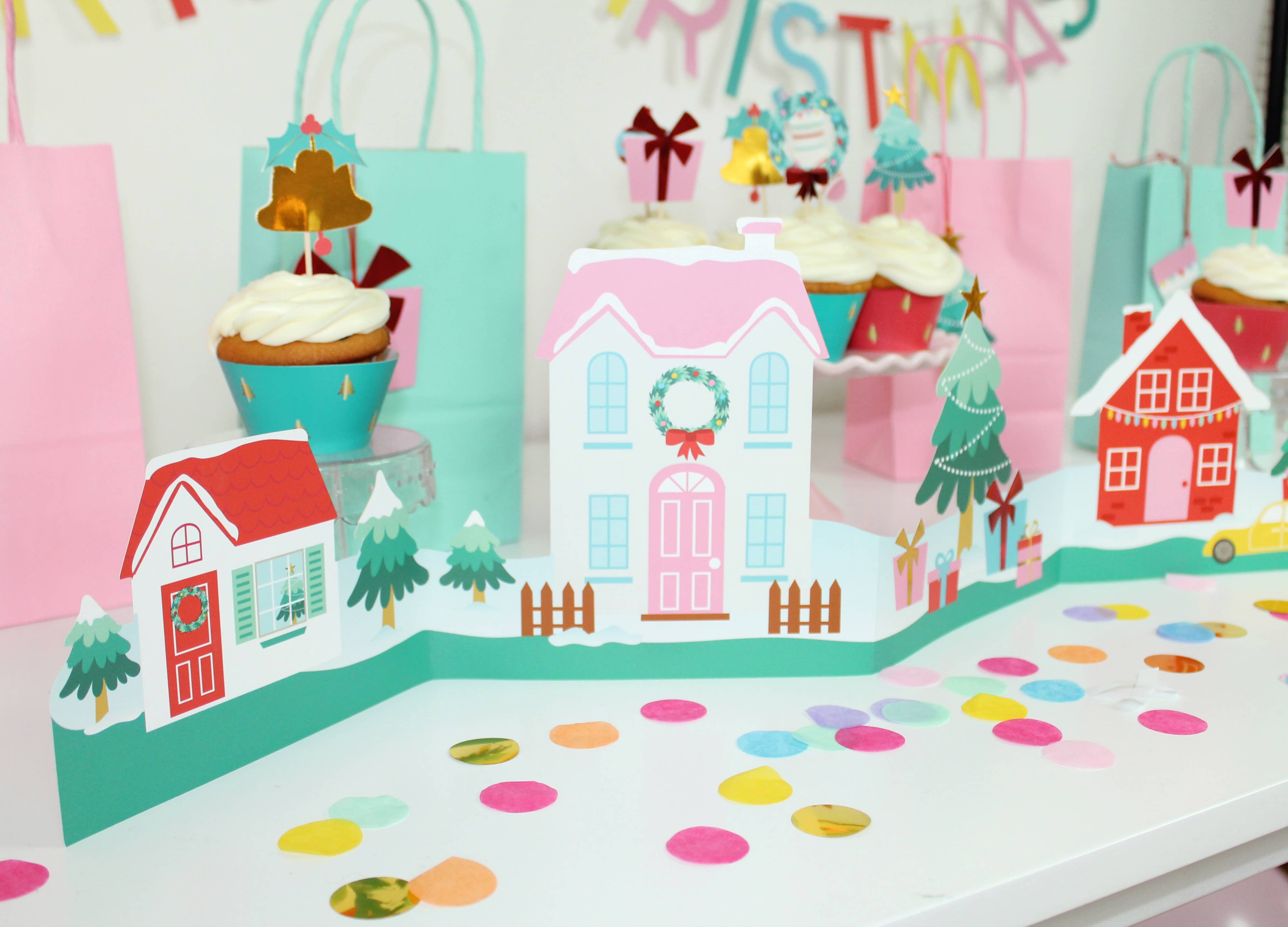 Christmas Village Centerpiece