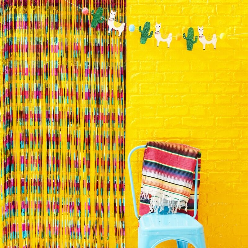 Multicolor Fringe Backdrop