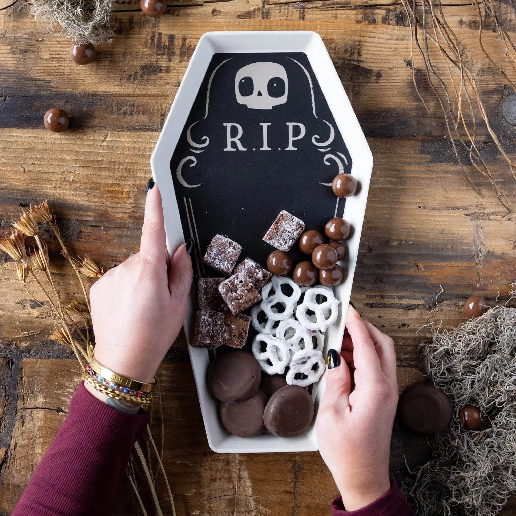 Coffin Bamboo Tray