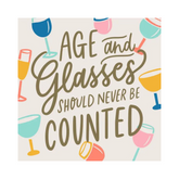 Ages & Glasses Small Napkins