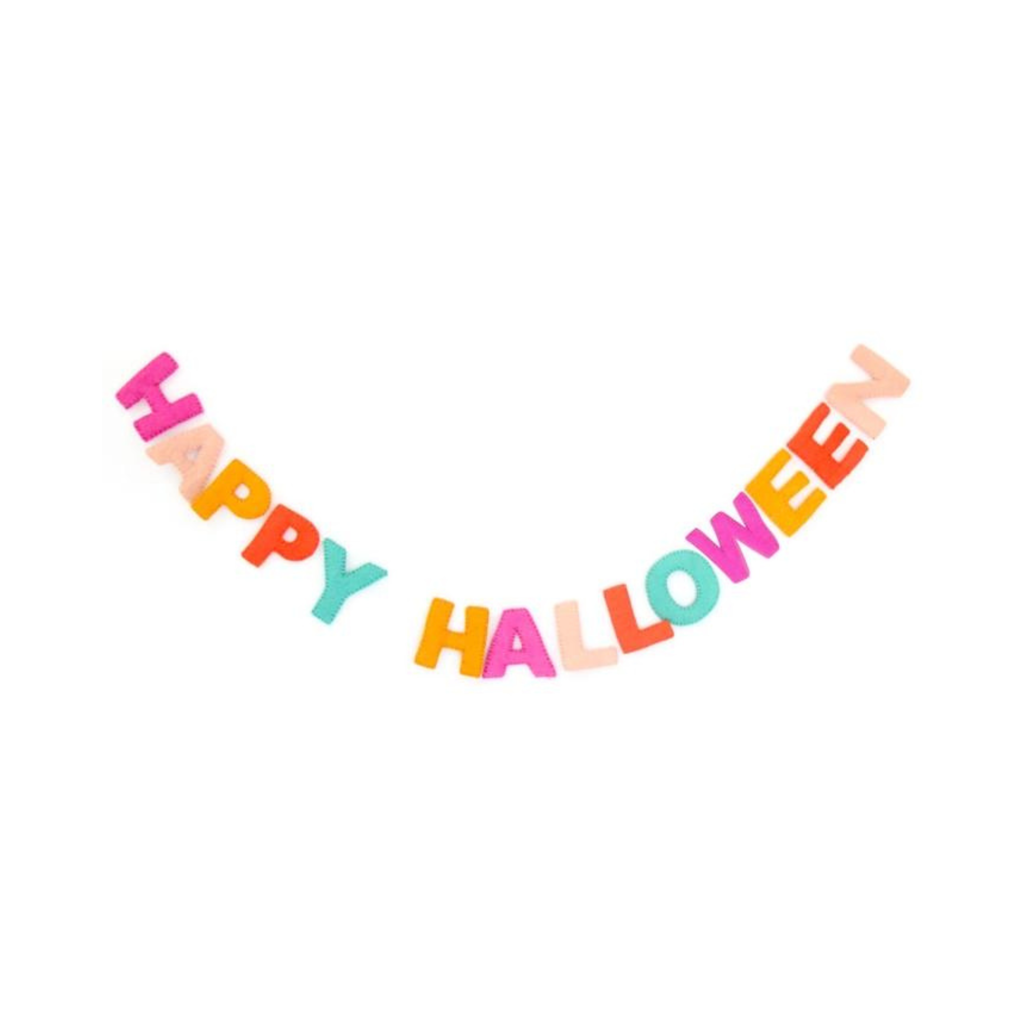 Happy Halloween Felt Garland