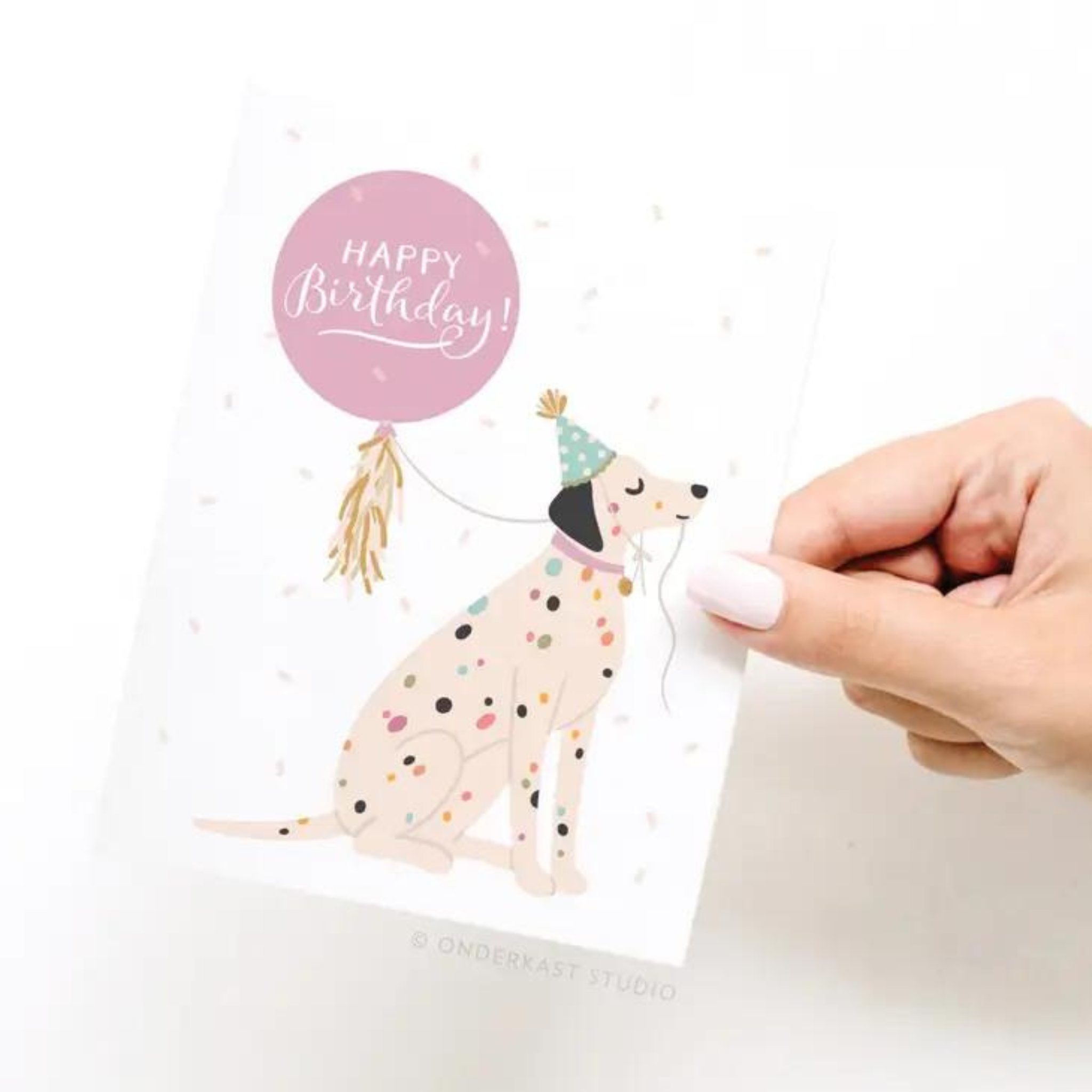 Happy Birthday Dalmatian Card