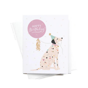 Happy Birthday Dalmatian Card