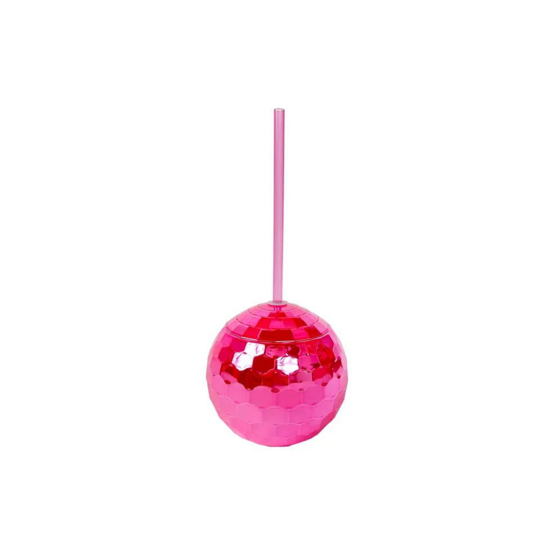 Hot Pink Disco Ball Tumbler