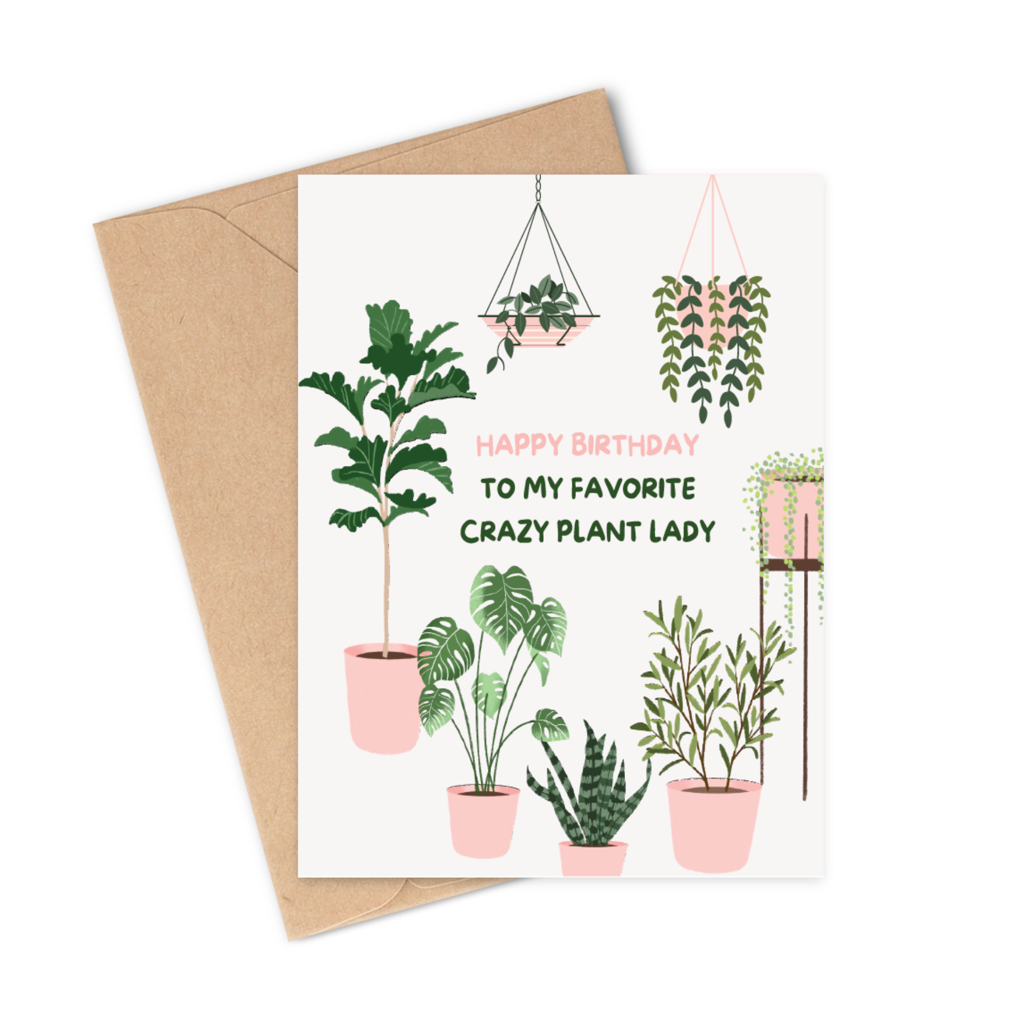 Plant Lady Birthday Card