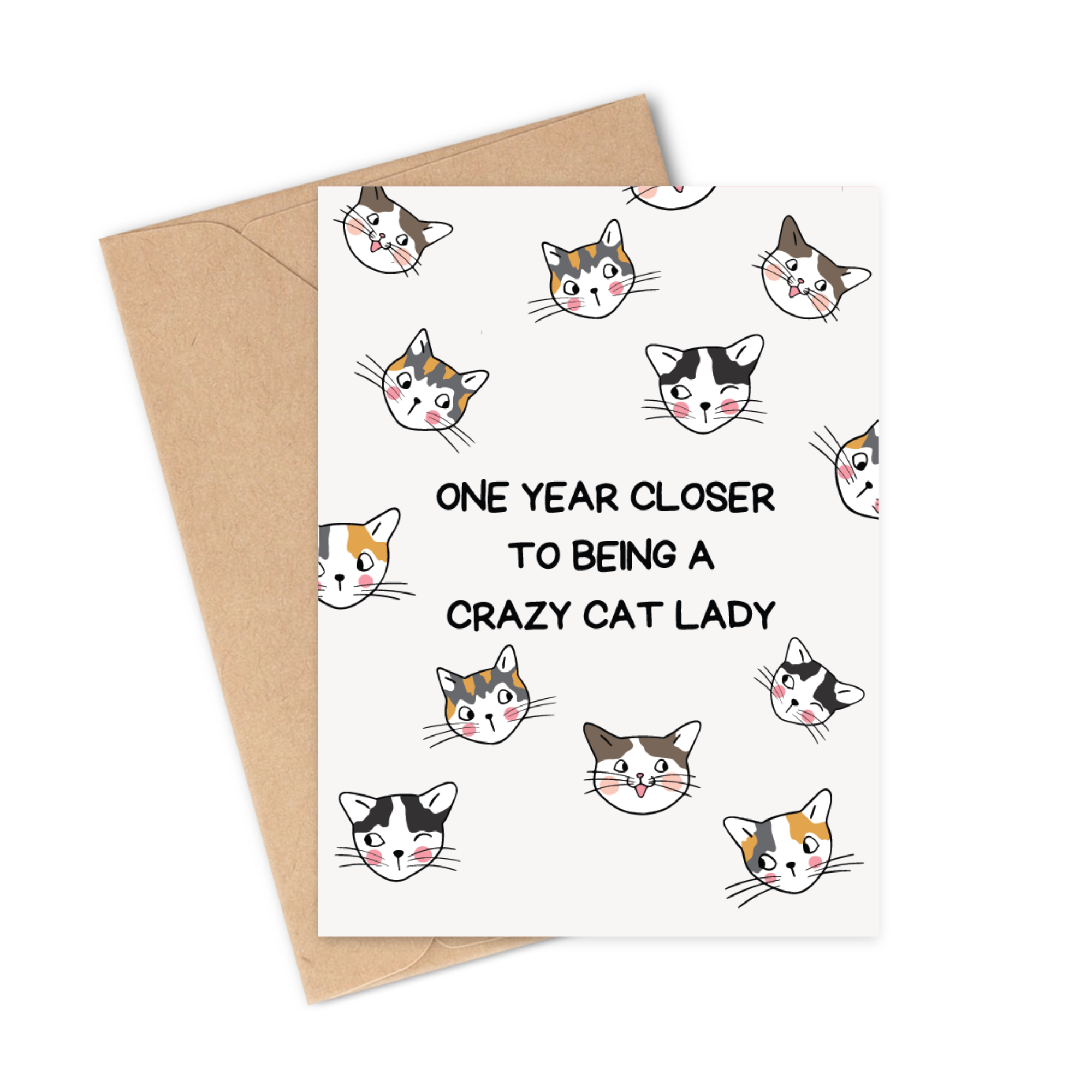 Crazy Cat Lady Birthday Card