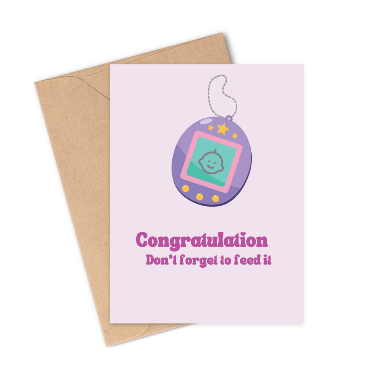 Tamagotchi Baby Card