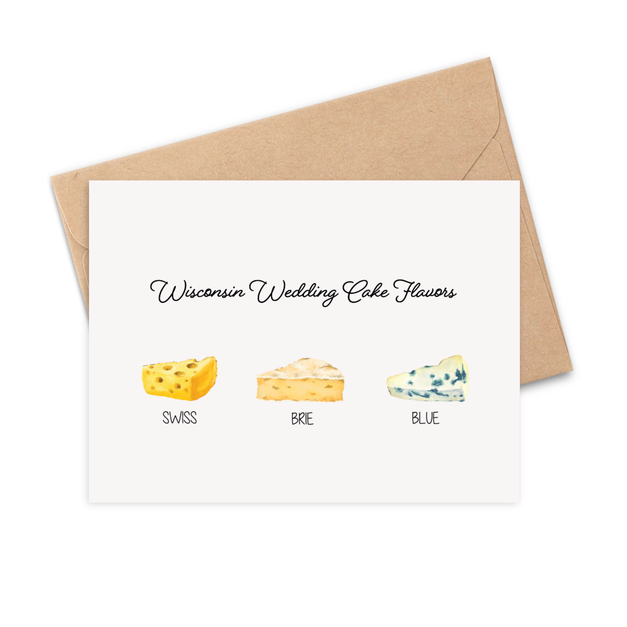 Wisconsin Wedding Card