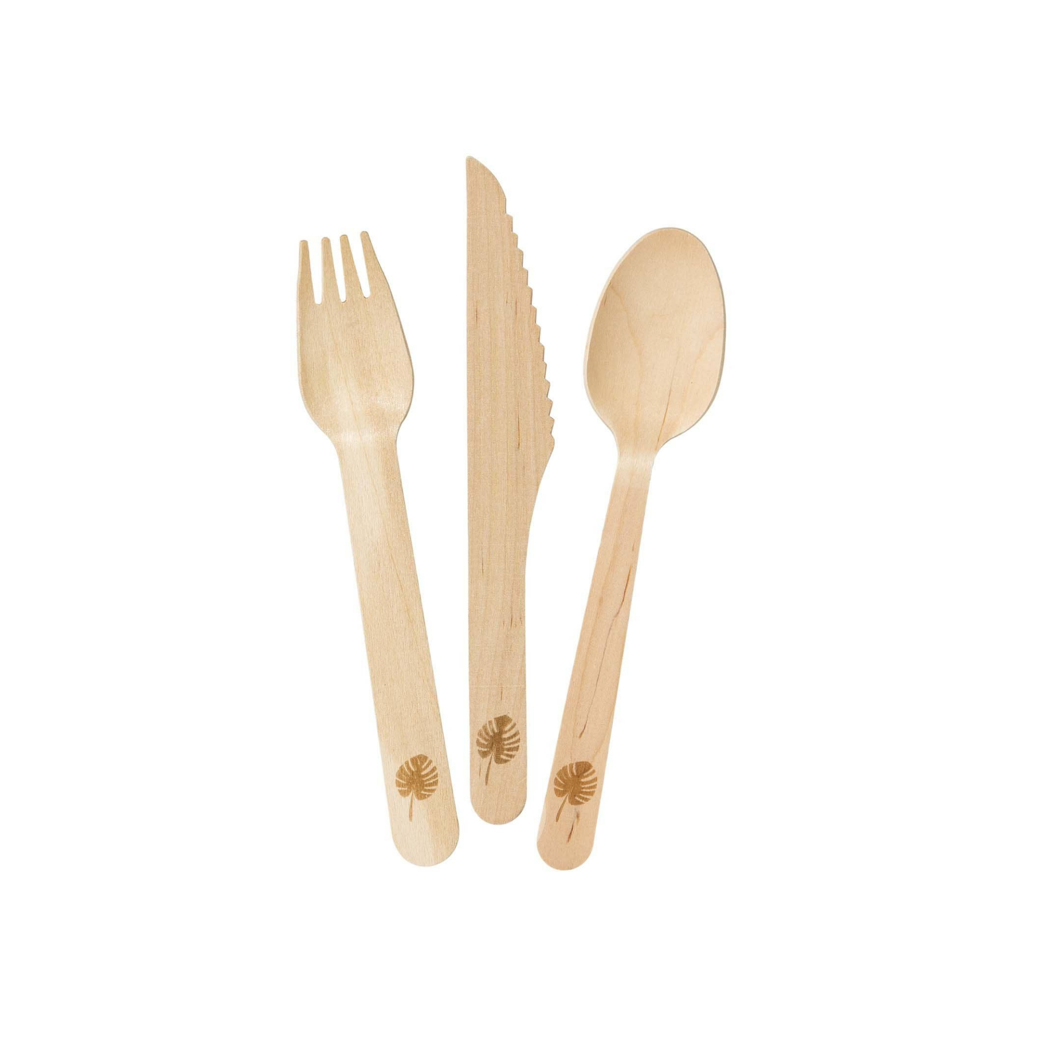 Palm Leaf Wood Cutlery