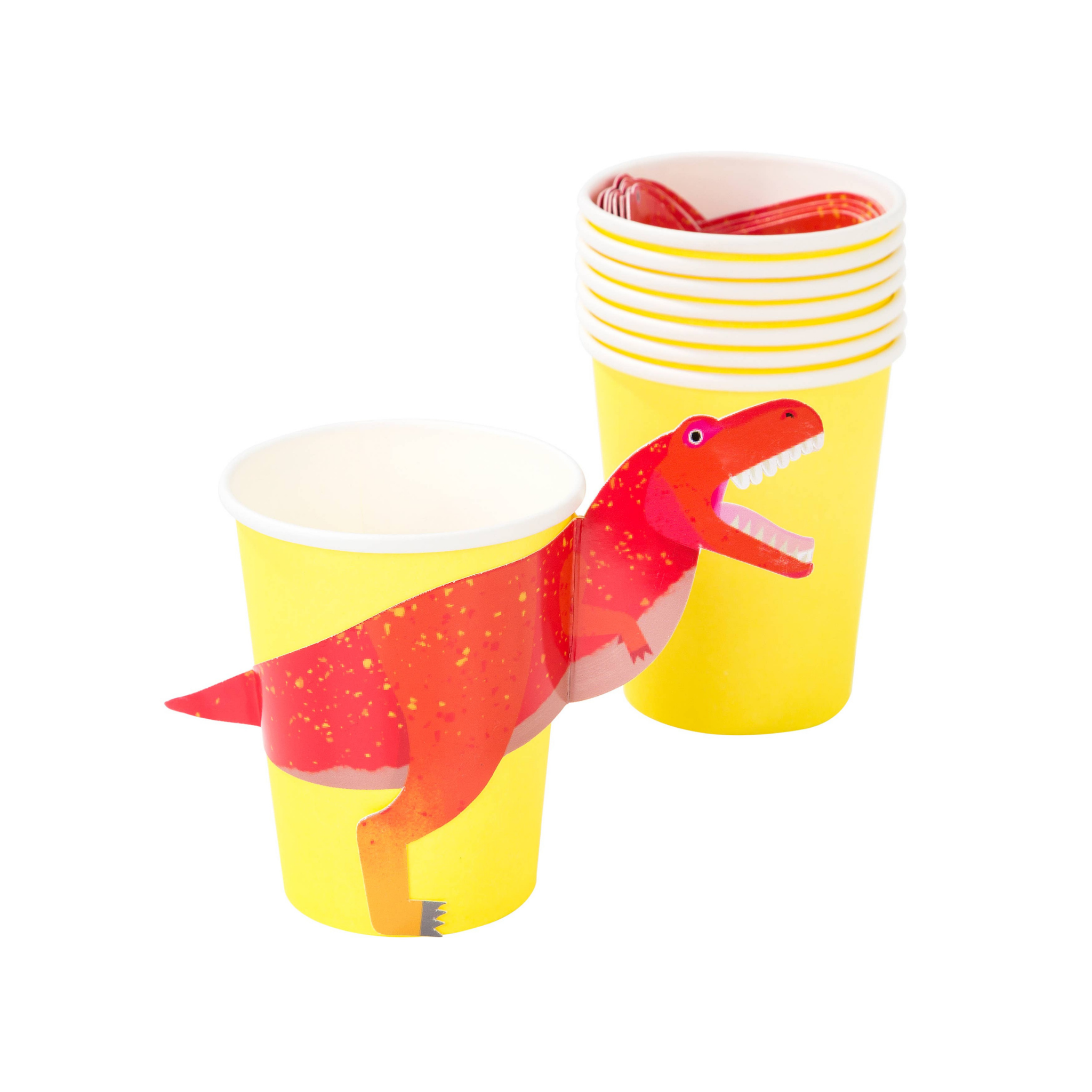 T-Rex Dinosaur Cups