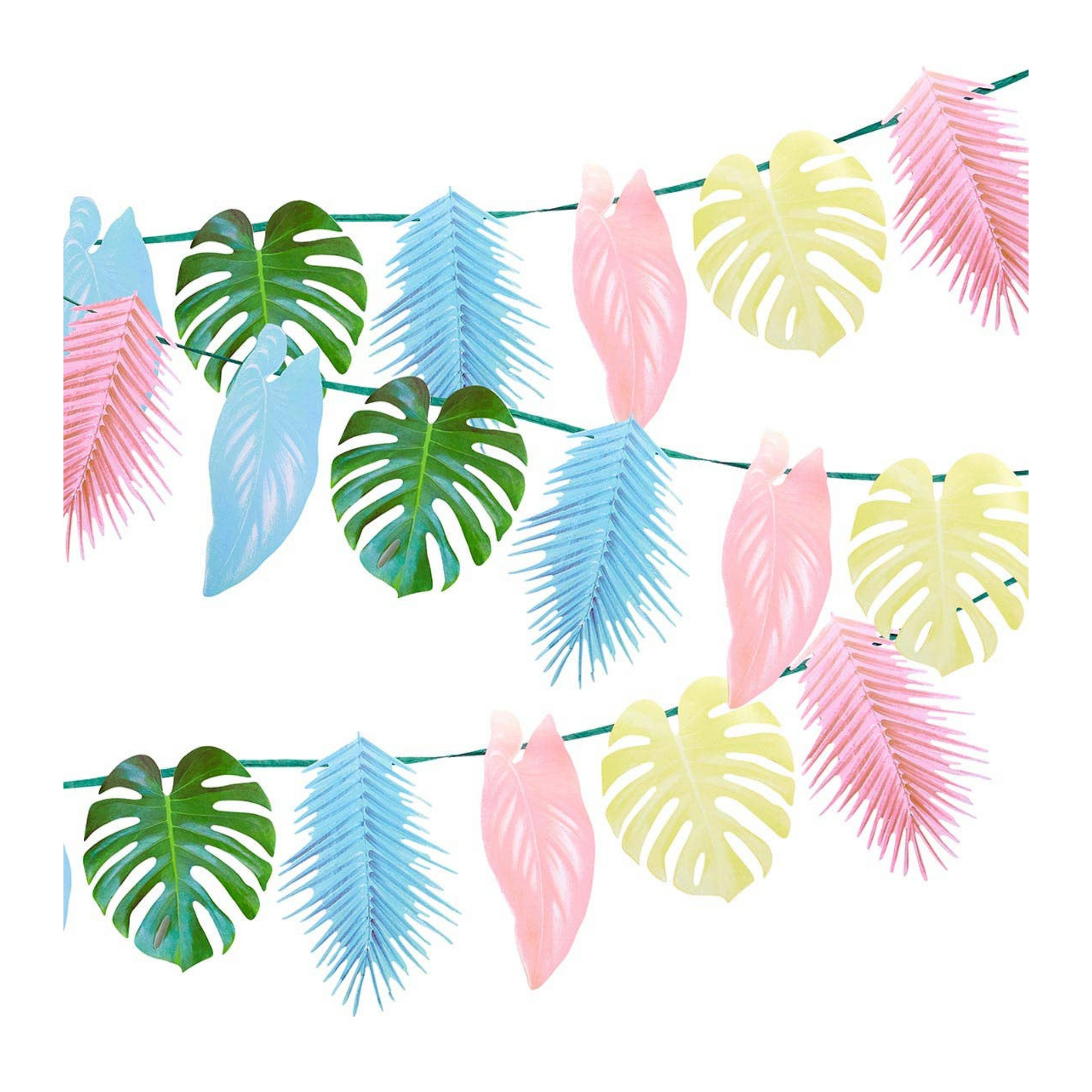 Tropical Palm Leaf Garland