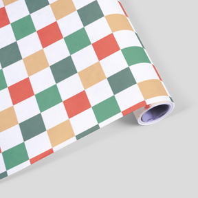 Double-sided Wrapping Paper Sheet: Santa