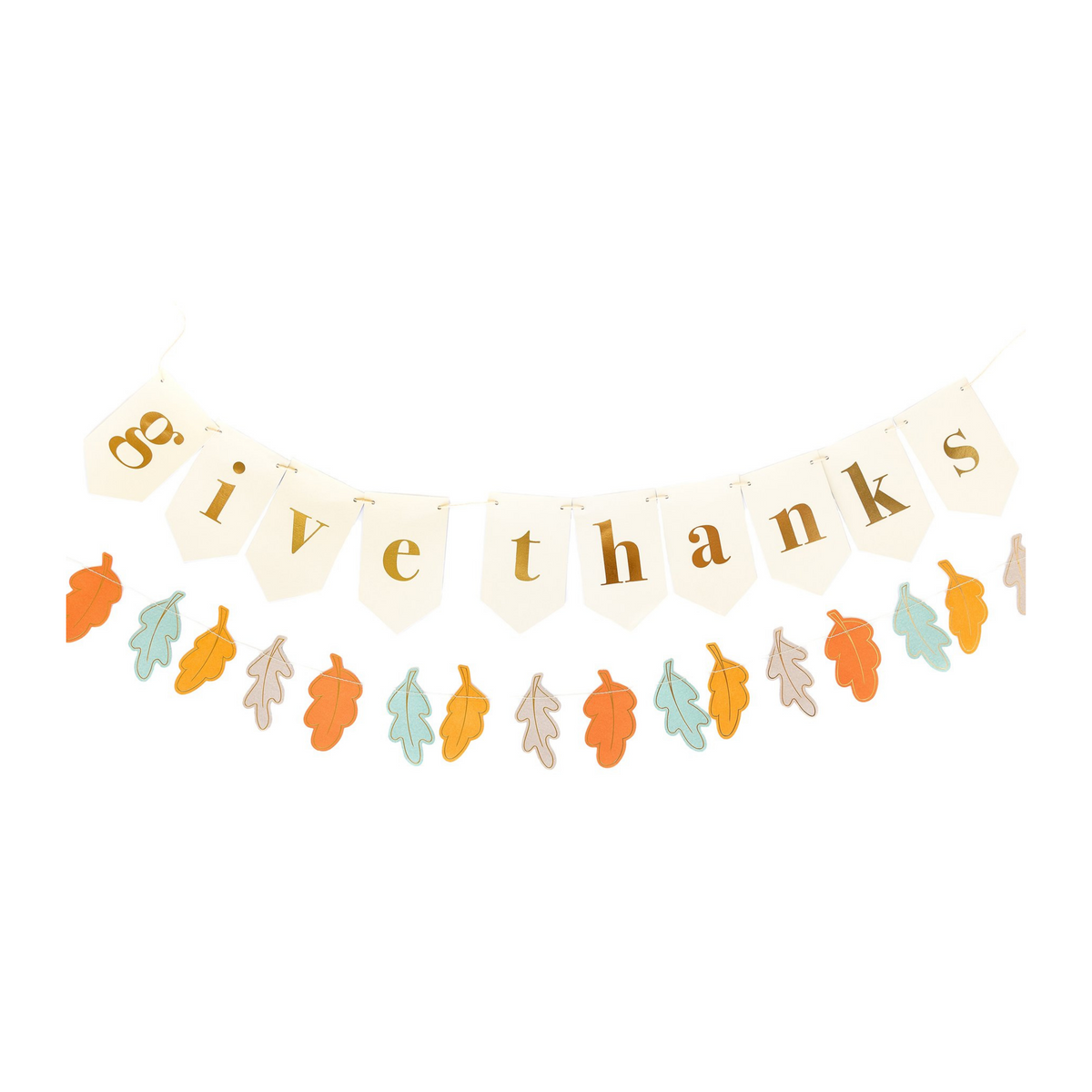 Fall Banners - Give Thanks, Give Thanks, Blessings are from Him, Joyful, Give Thanks - on sale Set of 5 banners